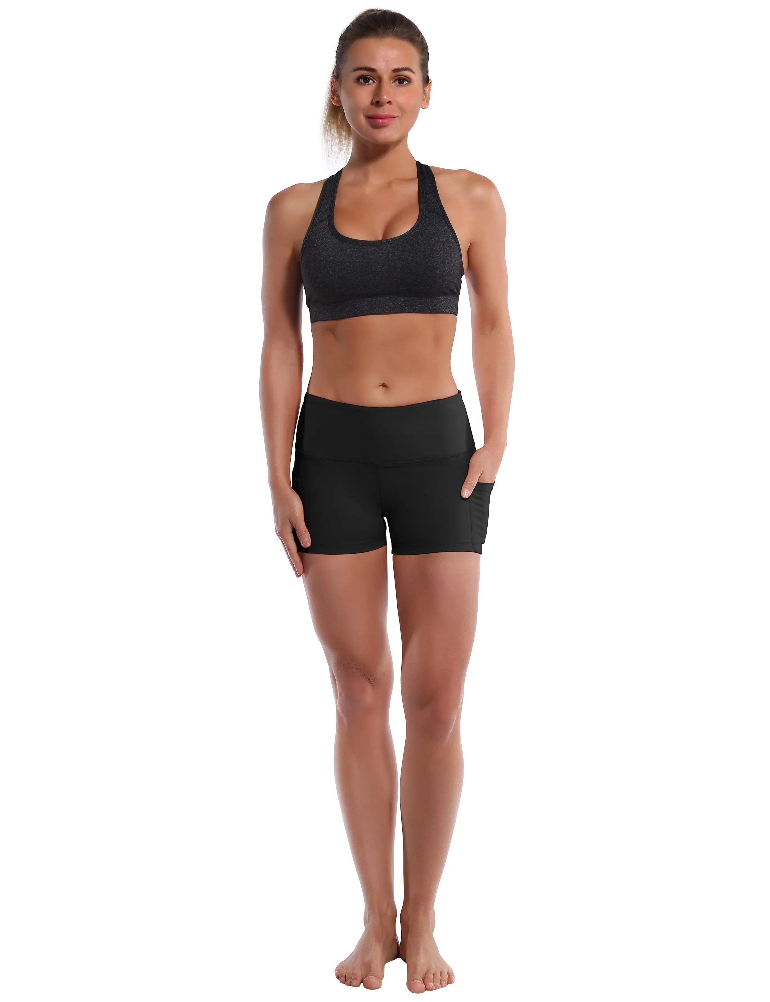 2.5" Side Pockets Golf Shorts black_Golf