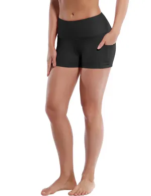 2.5" Side Pockets Gym Shorts black_Gym