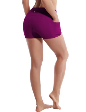 2.5" Side Pockets Plus Size Shorts grapevine_Plus Size