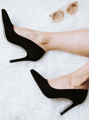 Atlantis black suede