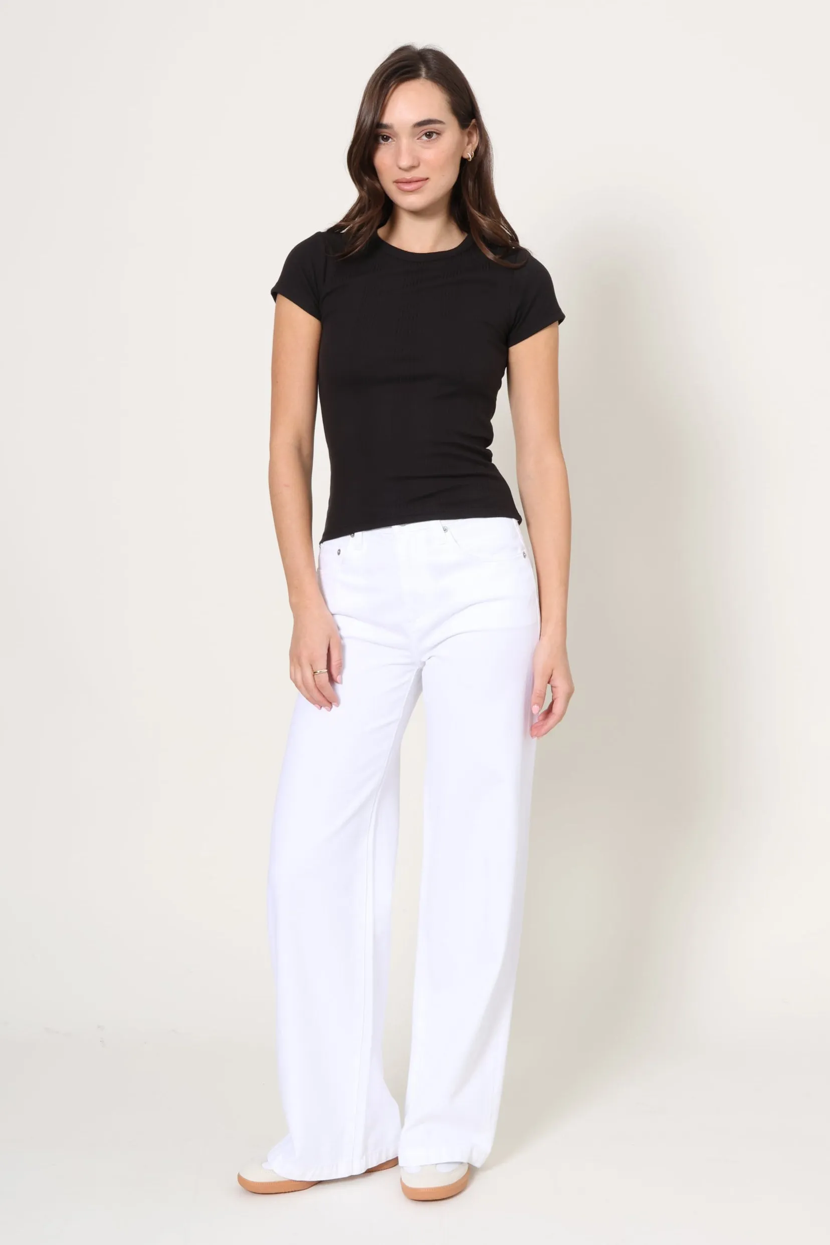 Avery Fitted Short Sleeve Tee