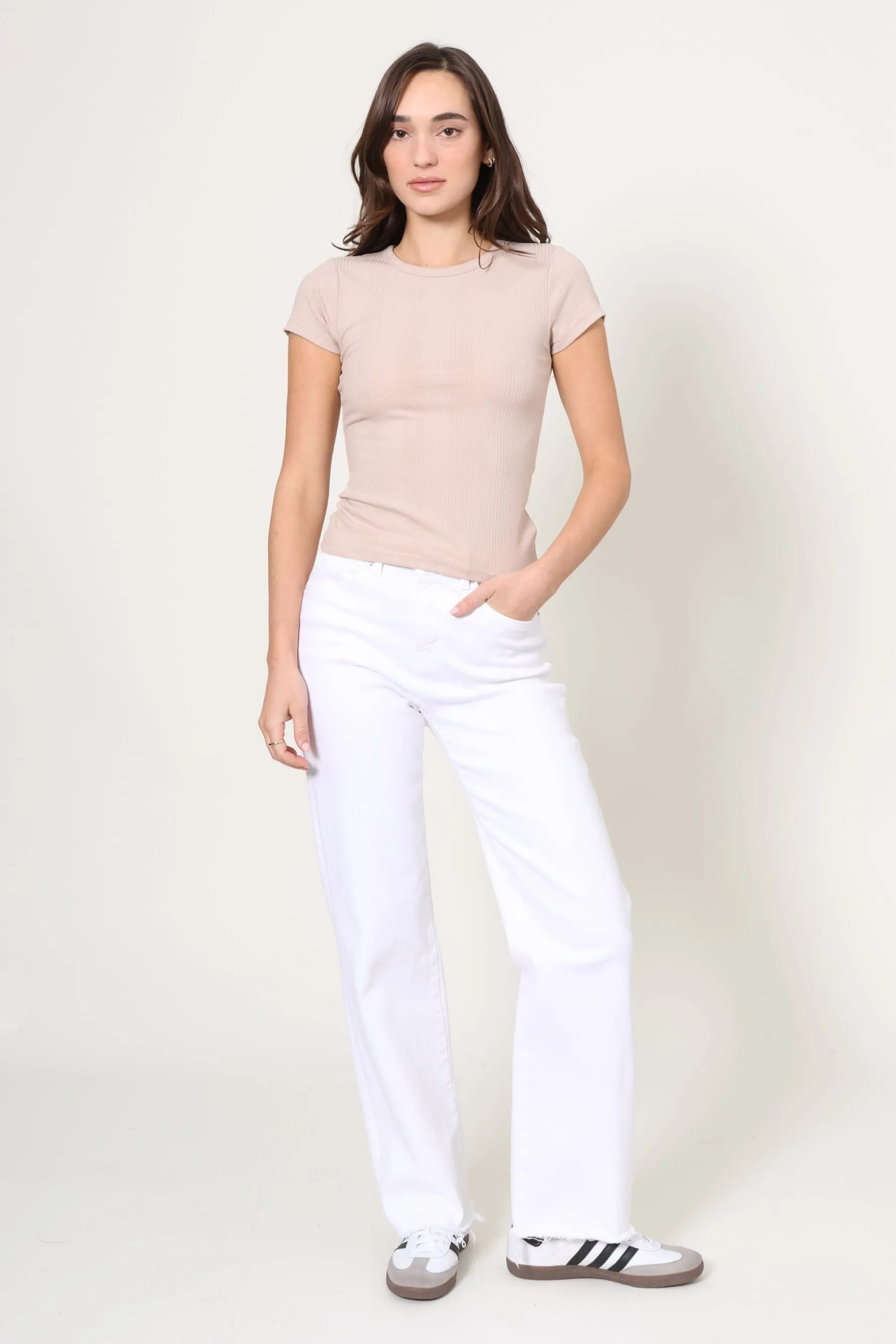 Avery Fitted Short Sleeve Tee