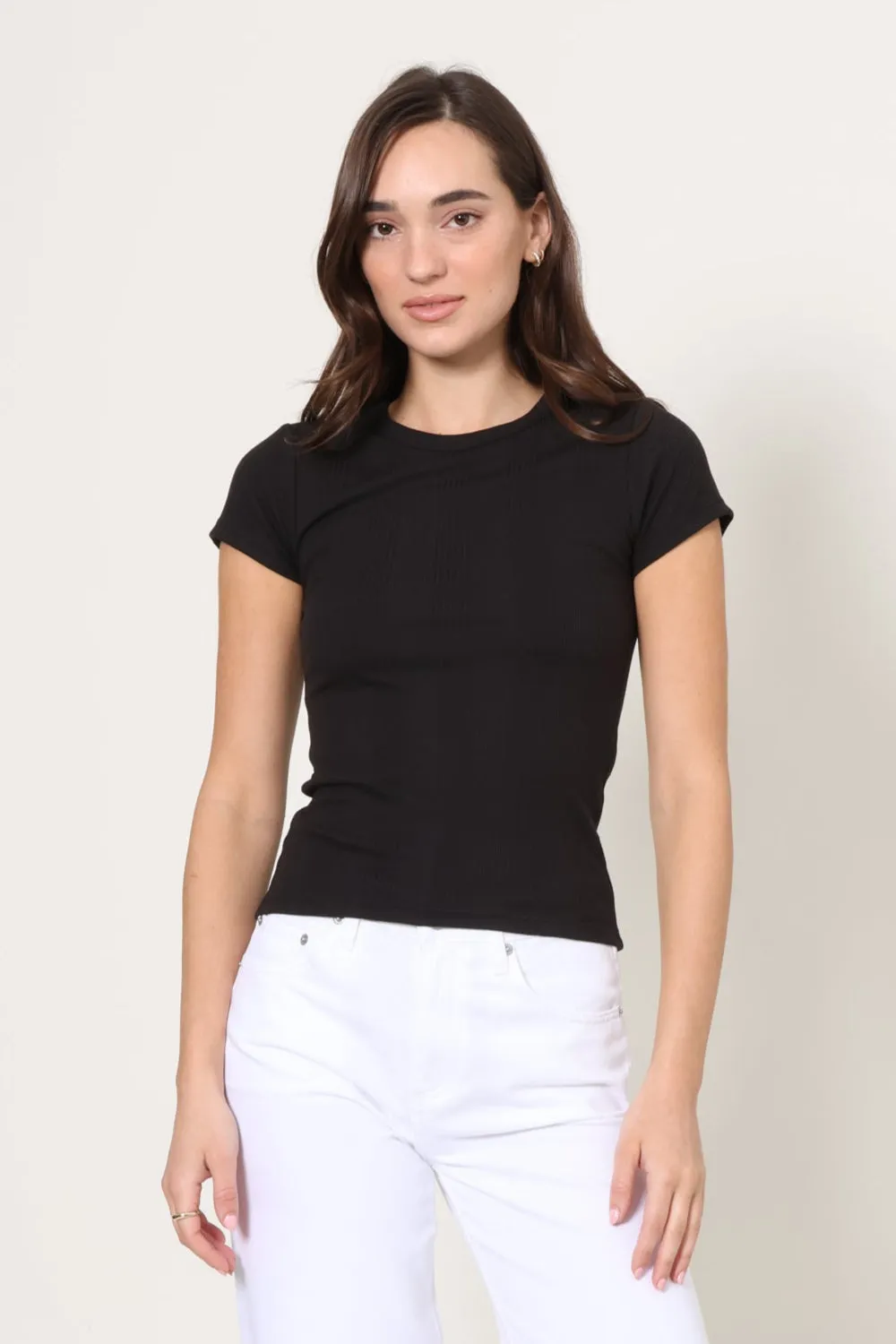 Avery Fitted Short Sleeve Tee