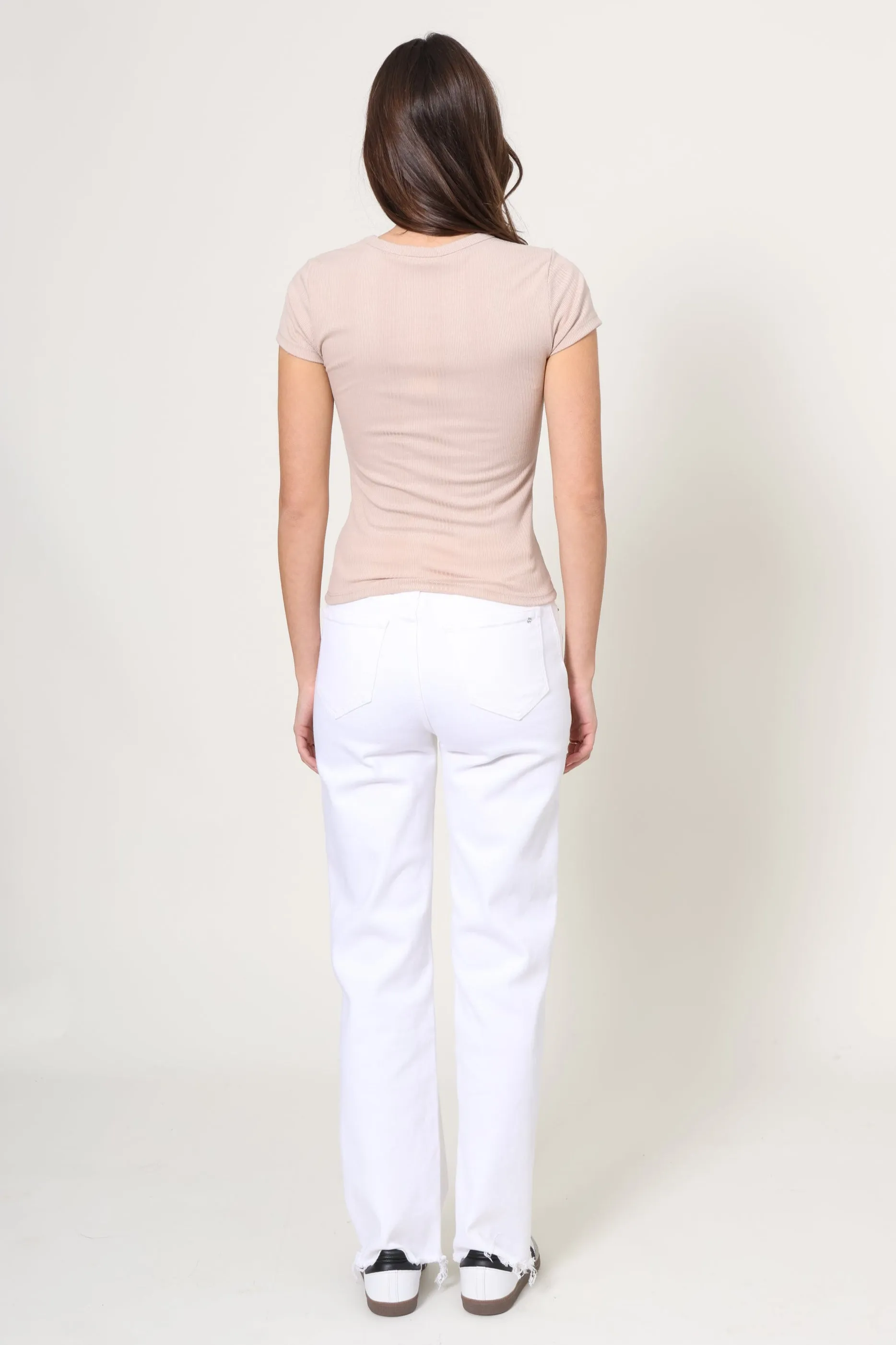 Avery Fitted Short Sleeve Tee