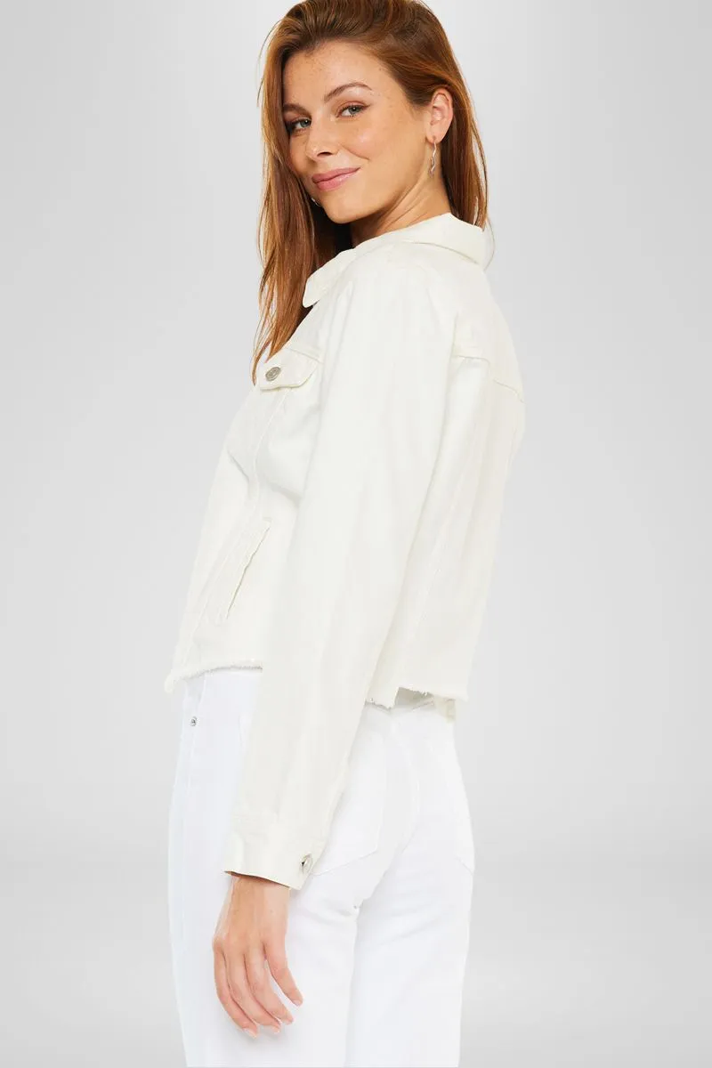 Bianca Distressed Denim Jacket