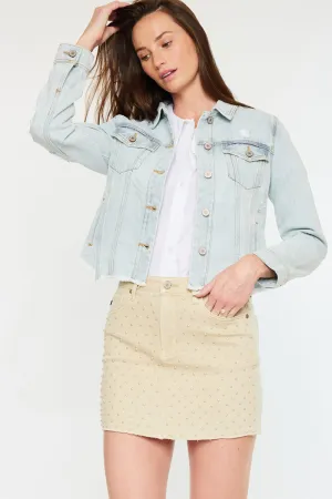 Bianca Distressed Denim Jacket