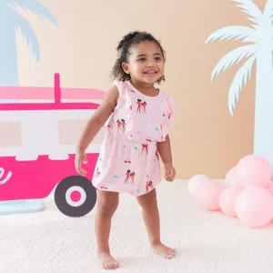 Bubble Romper in Barbie™ Beach