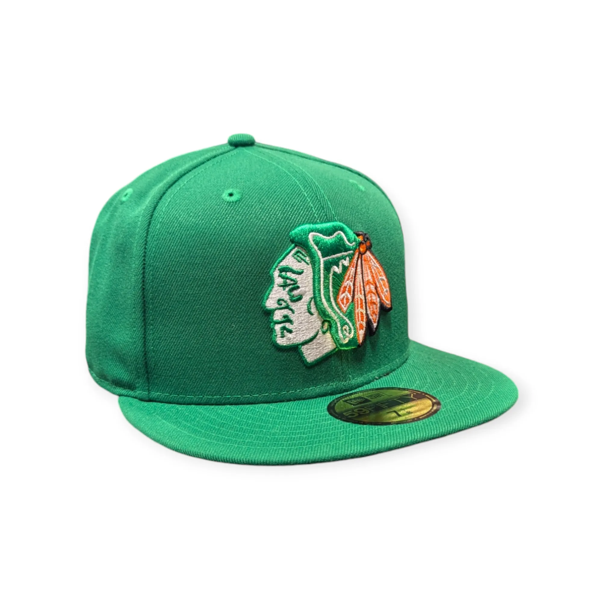Chicago Blackhawks New Era Kelly Green Irish 59FIFTY Fitted Hat