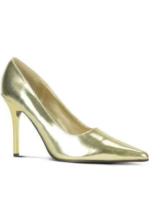 Classic-6004 Stiletto Pump | Faux Leather