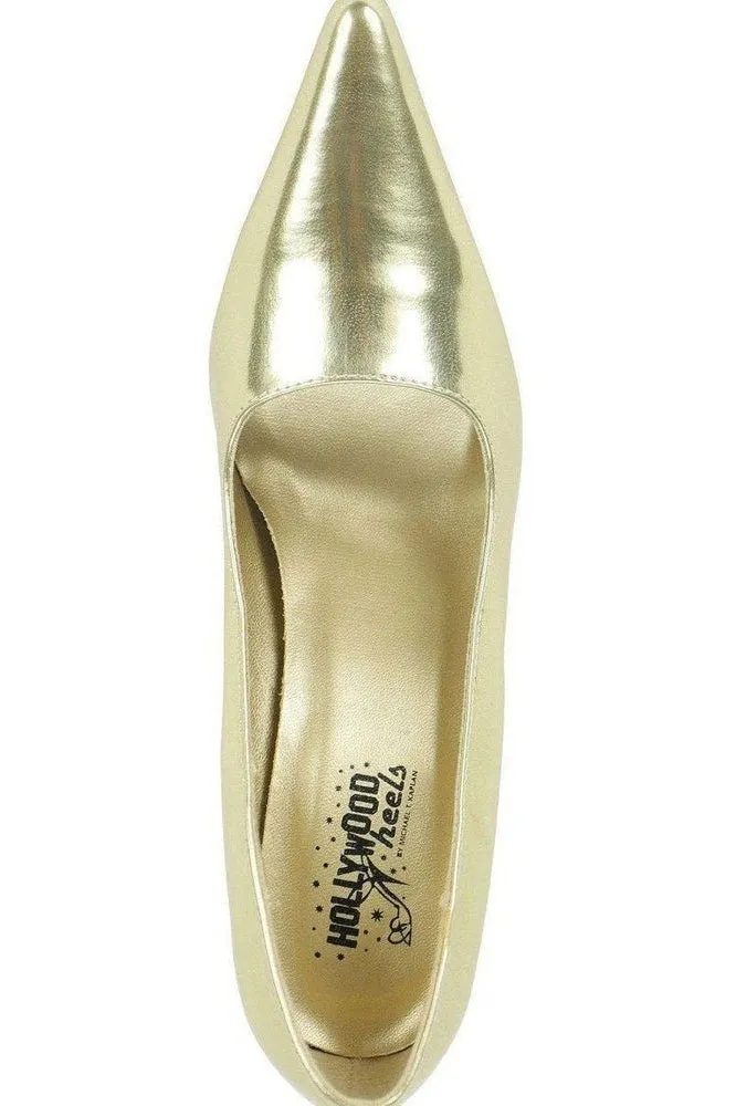Classic-6004 Stiletto Pump | Faux Leather