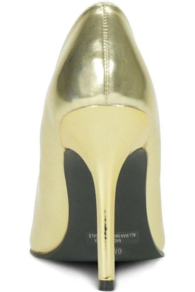 Classic-6004 Stiletto Pump | Faux Leather