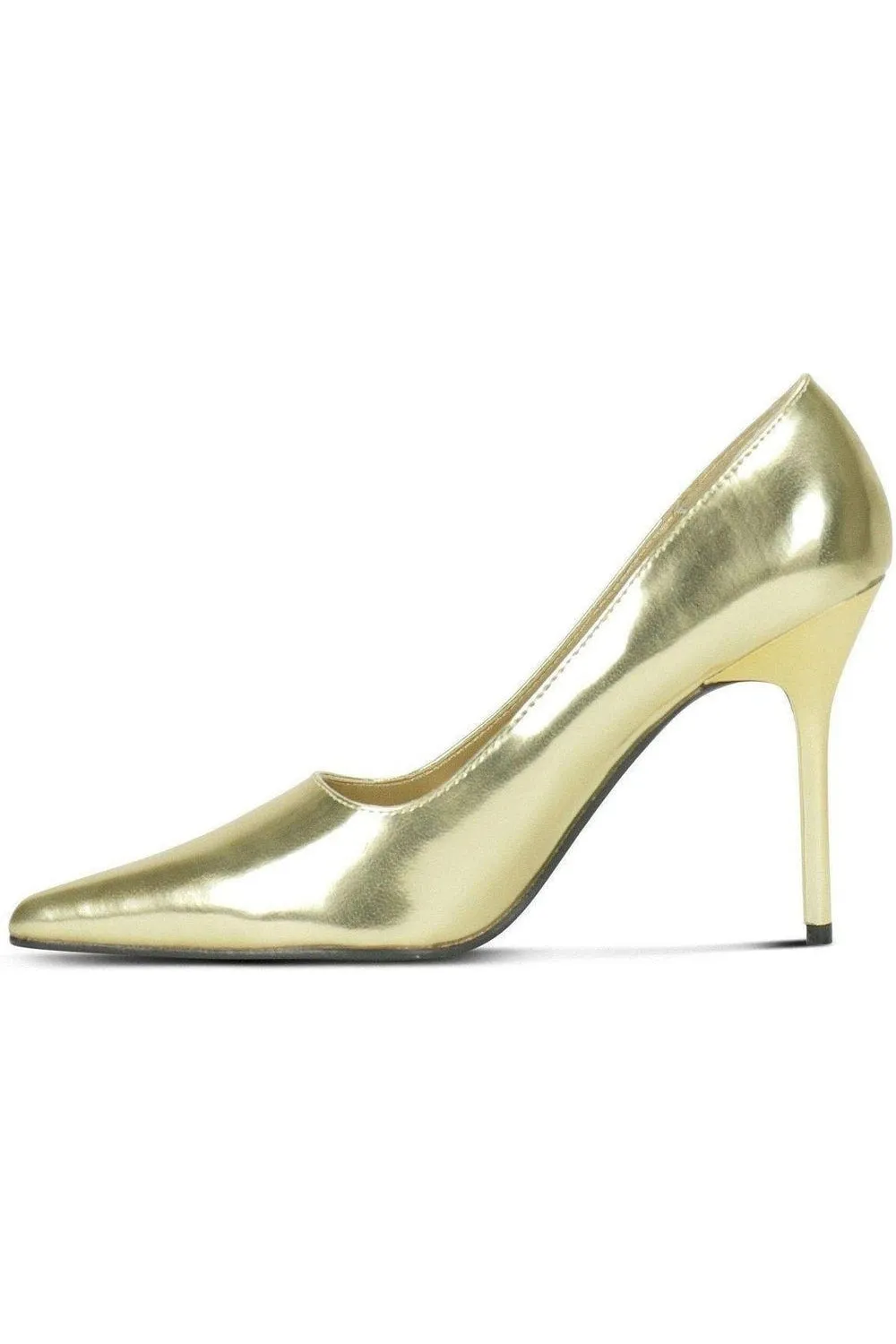 Classic-6004 Stiletto Pump | Faux Leather