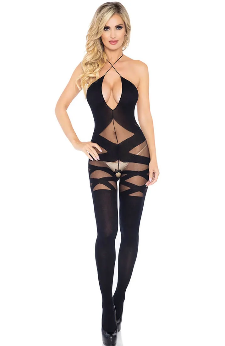 Crotchless bodystocking - With An Edge