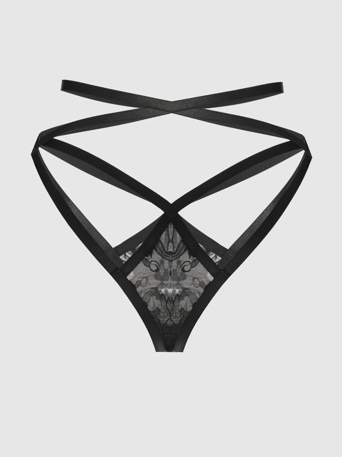 Dahlia Strappy Lace Thong