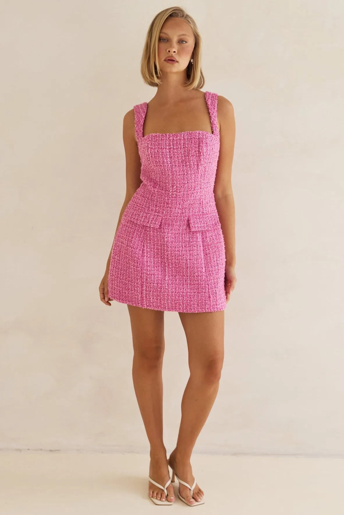Elle Mini Dress (Pink)