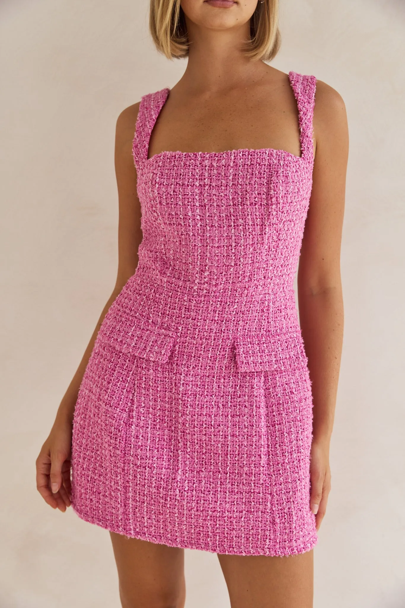 Elle Mini Dress (Pink)