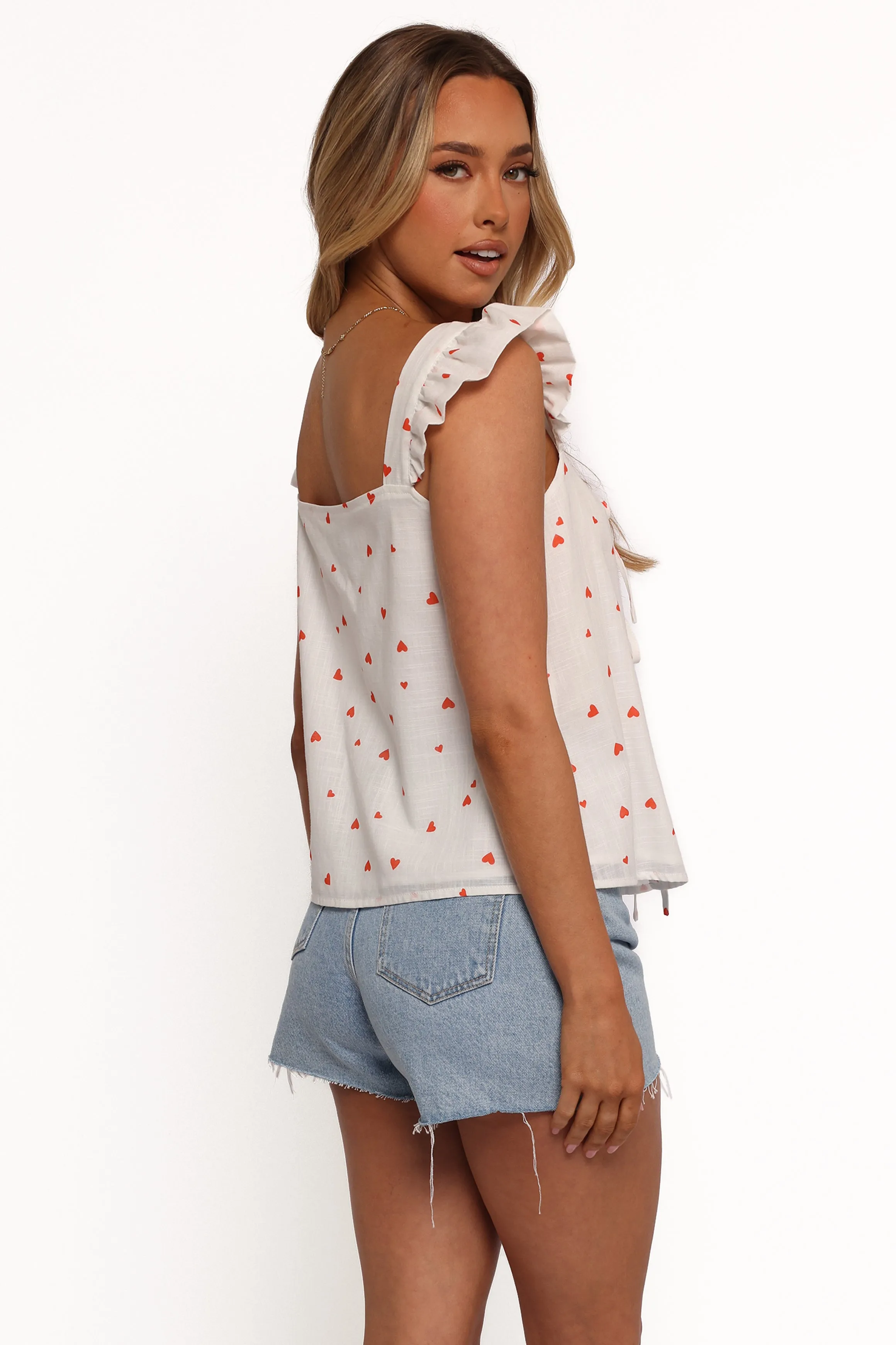 Elsie Top - Ditsy Heart