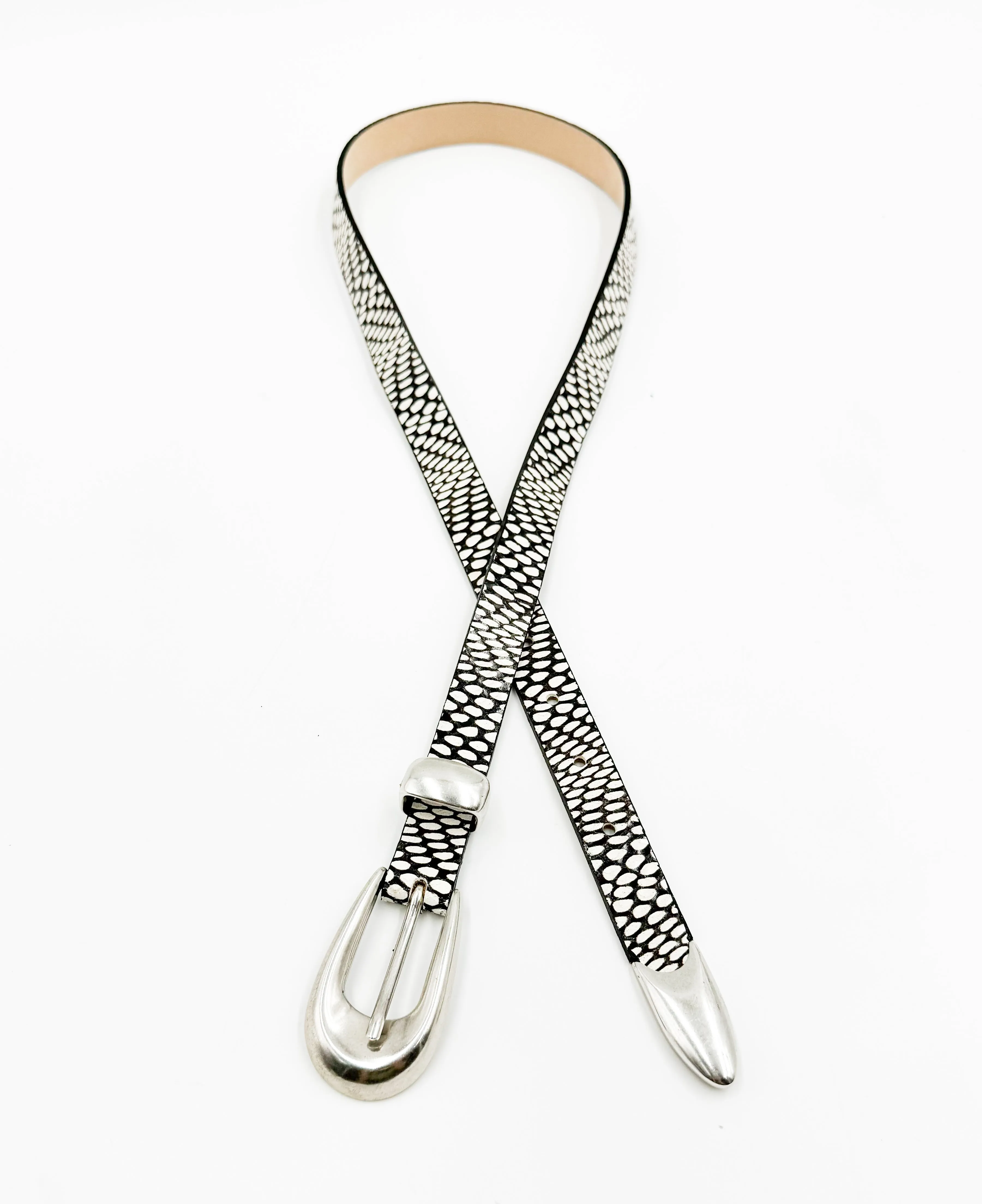 Esme Snake Print Belt