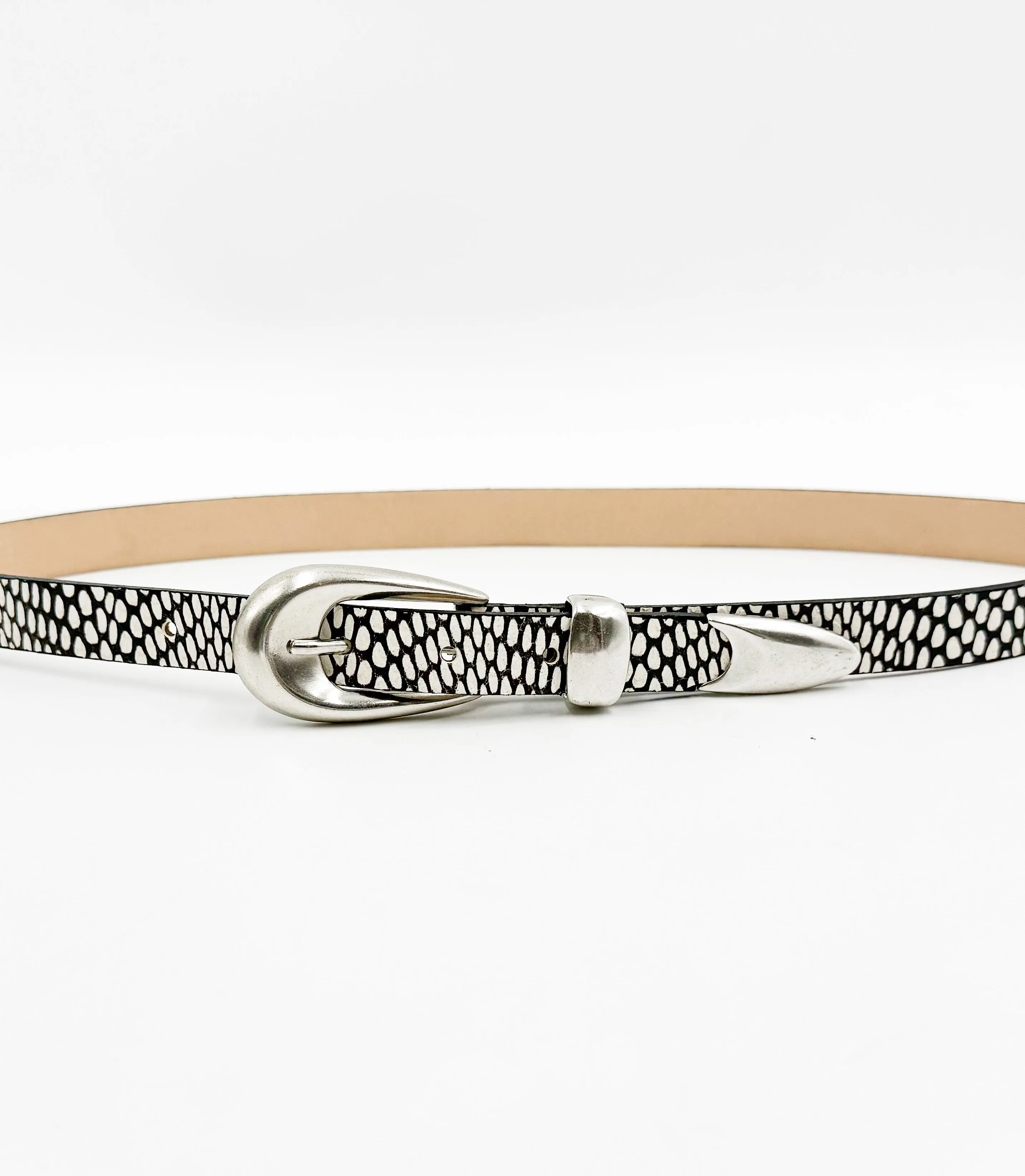 Esme Snake Print Belt