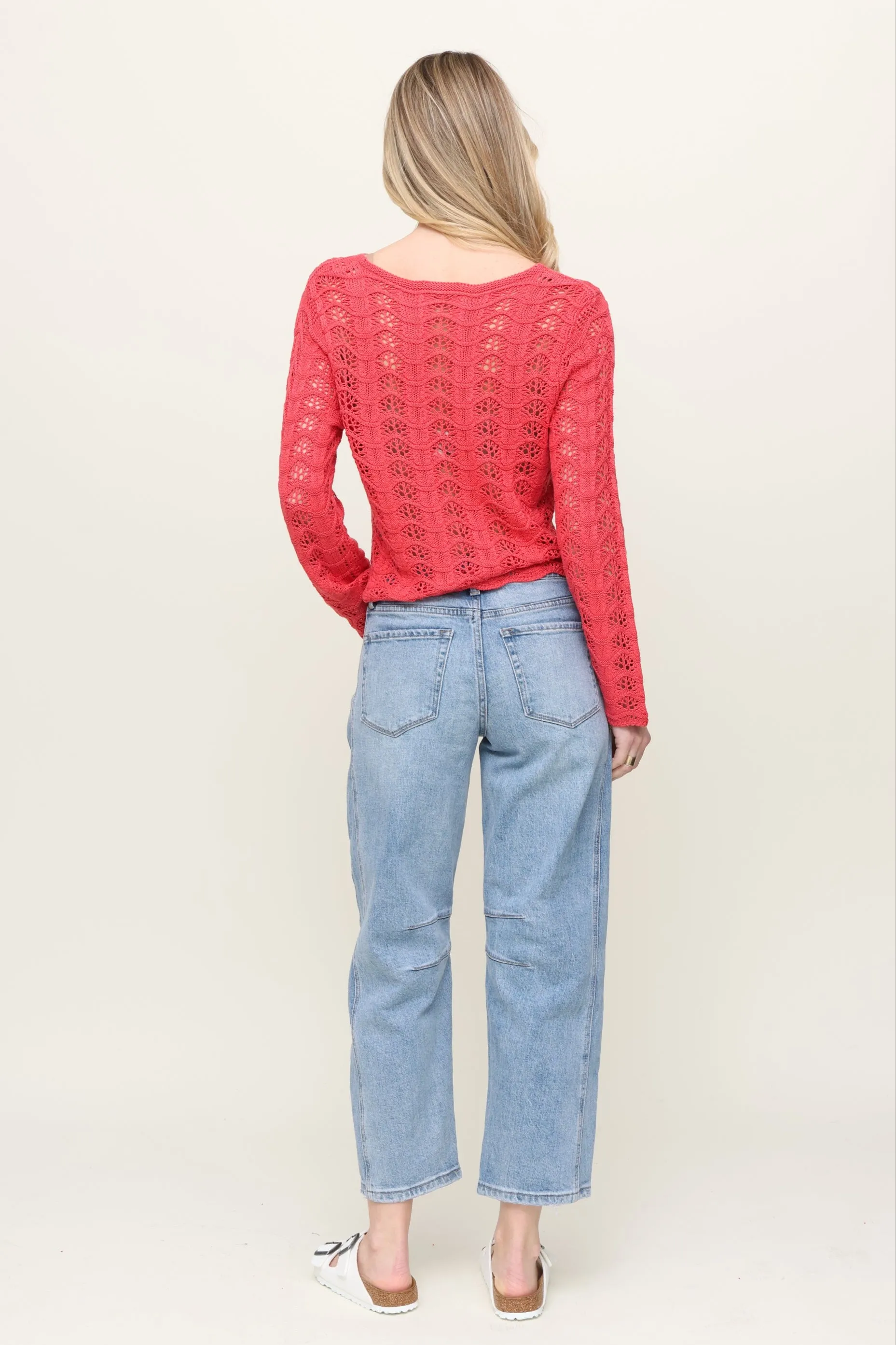 High Rise Barrel Jean