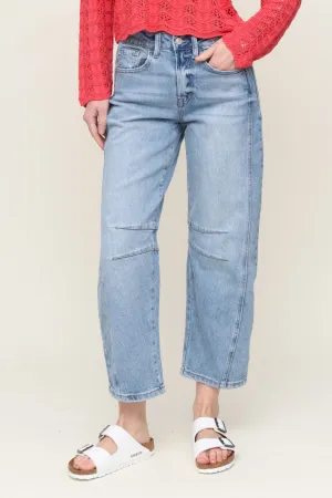 High Rise Barrel Jean
