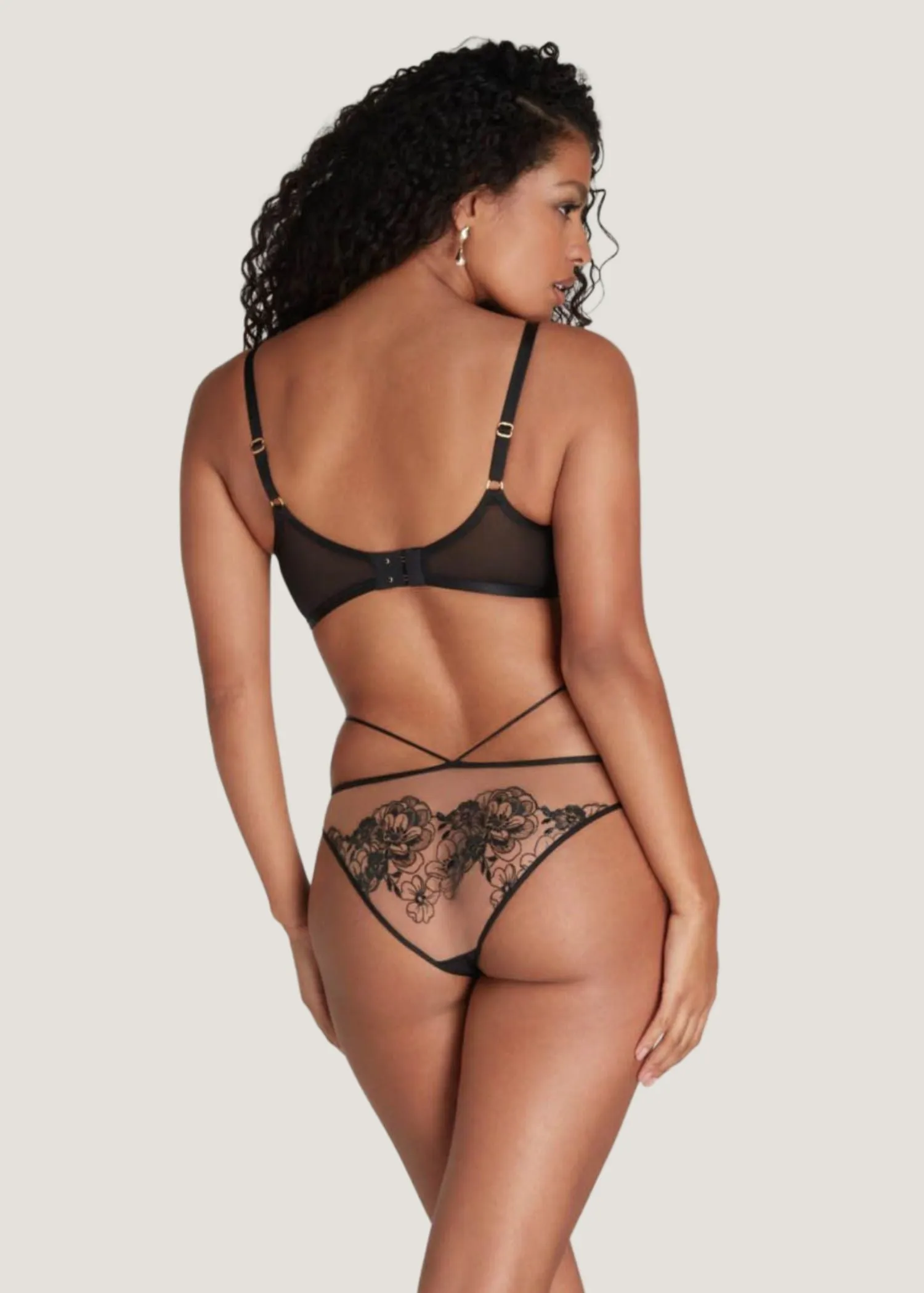 Kalia Brief (Black / Sand)
