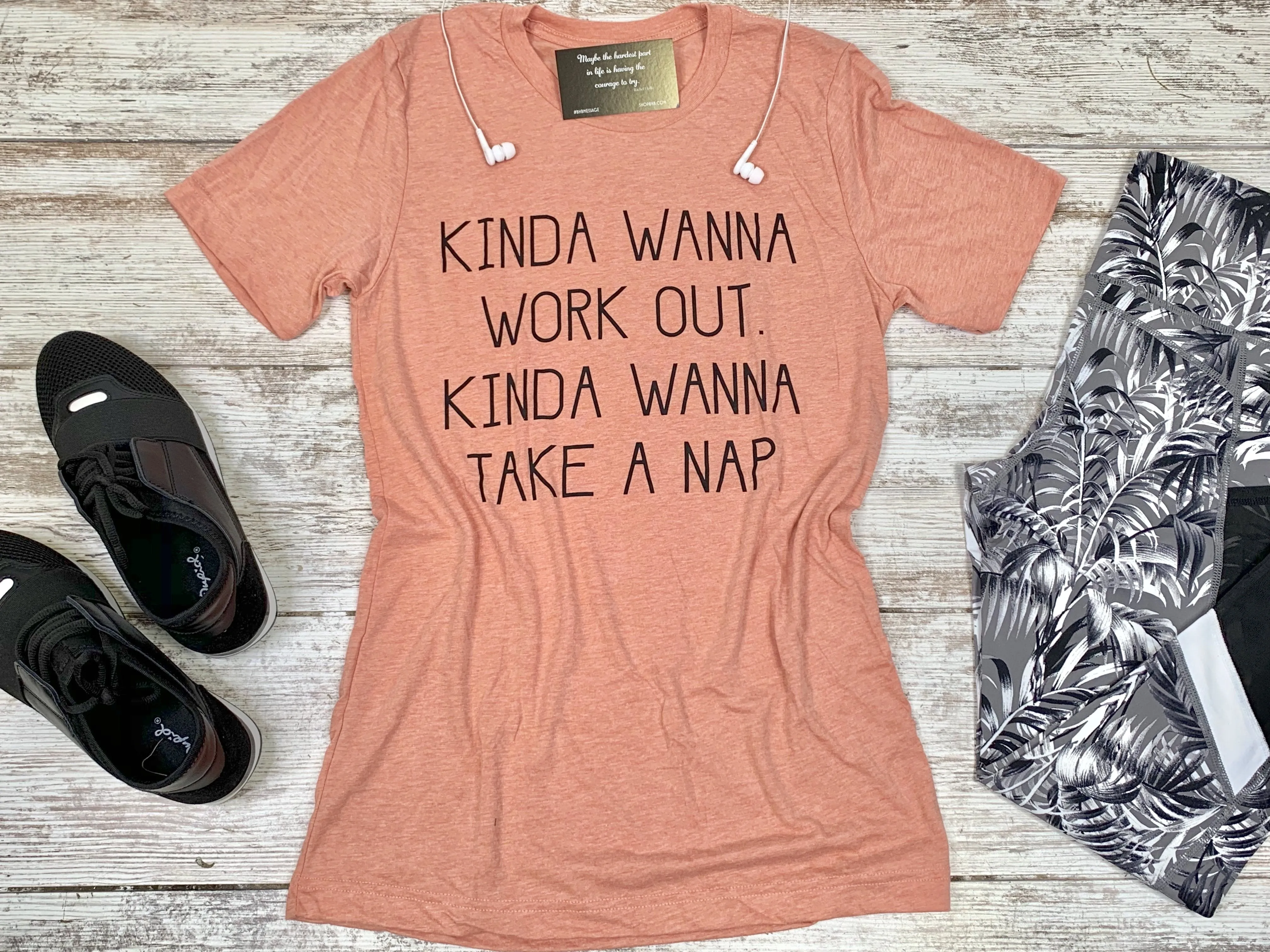 Kinda Wanna Workout Tee** FINAL SALE