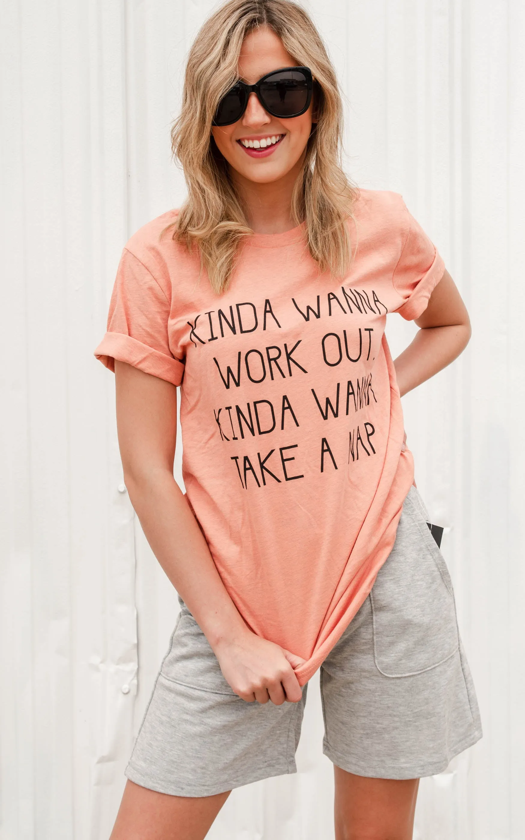 Kinda Wanna Workout Tee** FINAL SALE