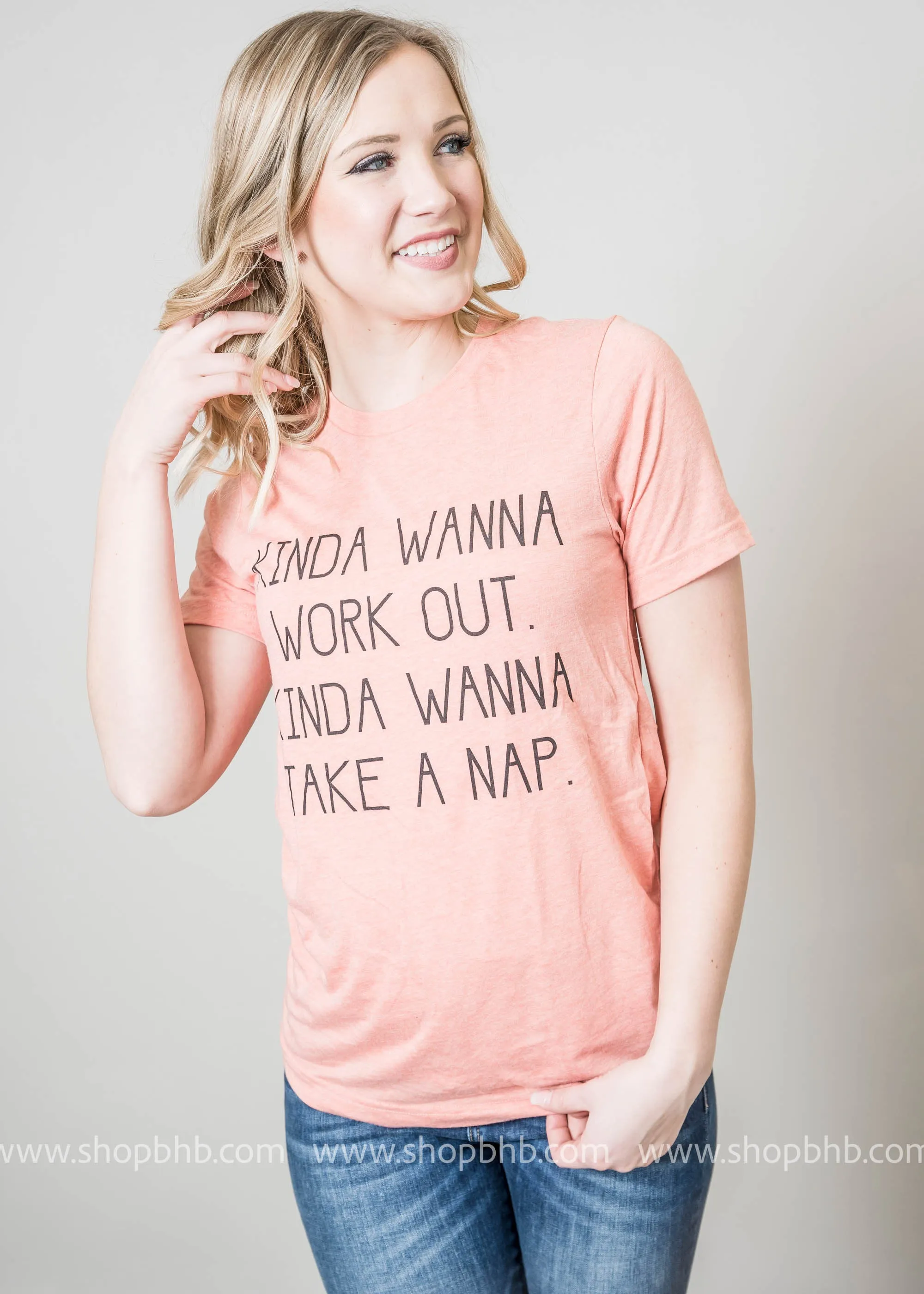 Kinda Wanna Workout Tee** FINAL SALE