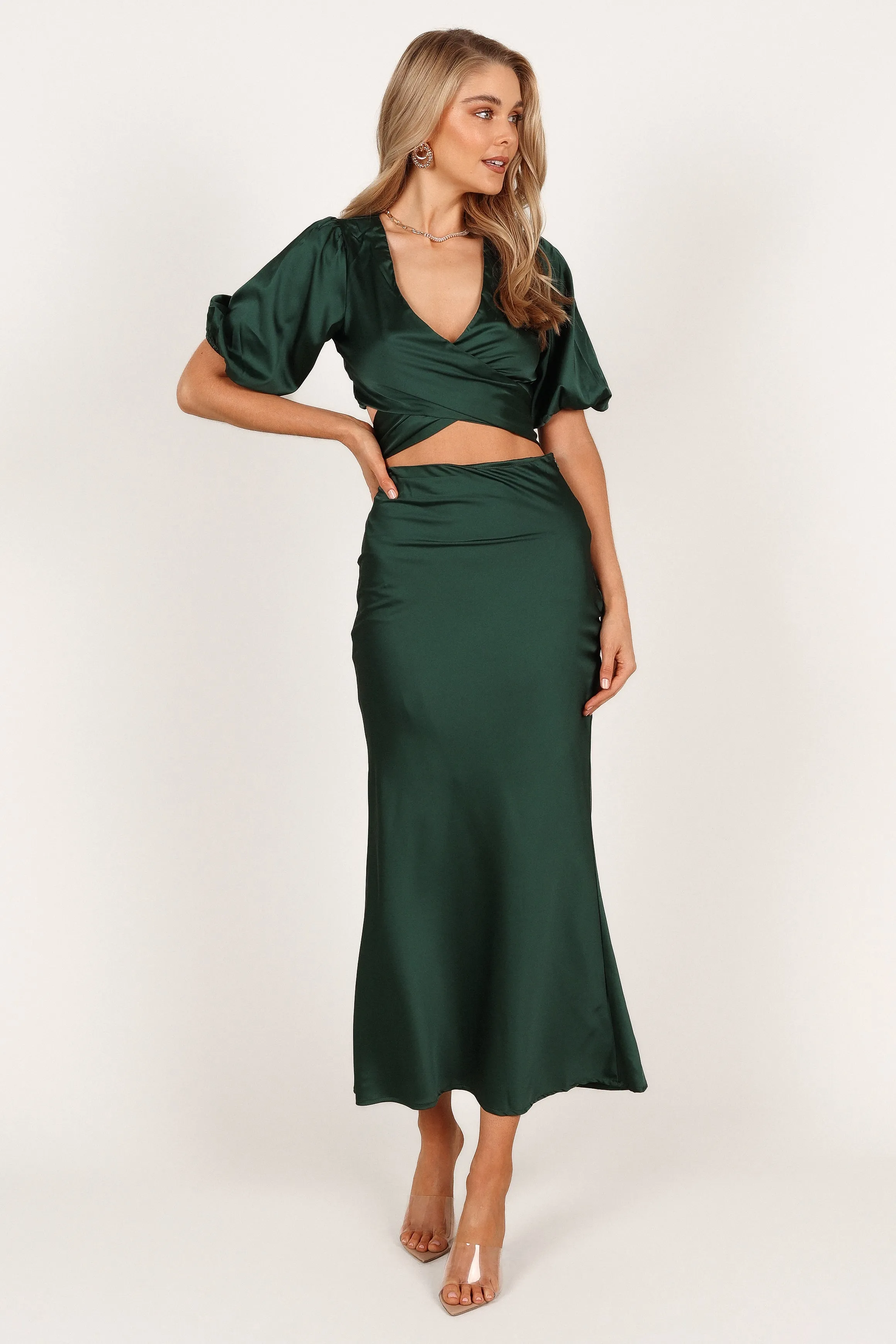 Lucy Two Piece Set - Emerald