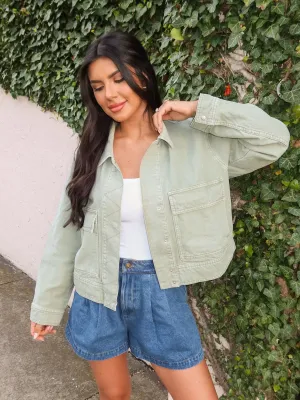 Mable Jacket in Sage