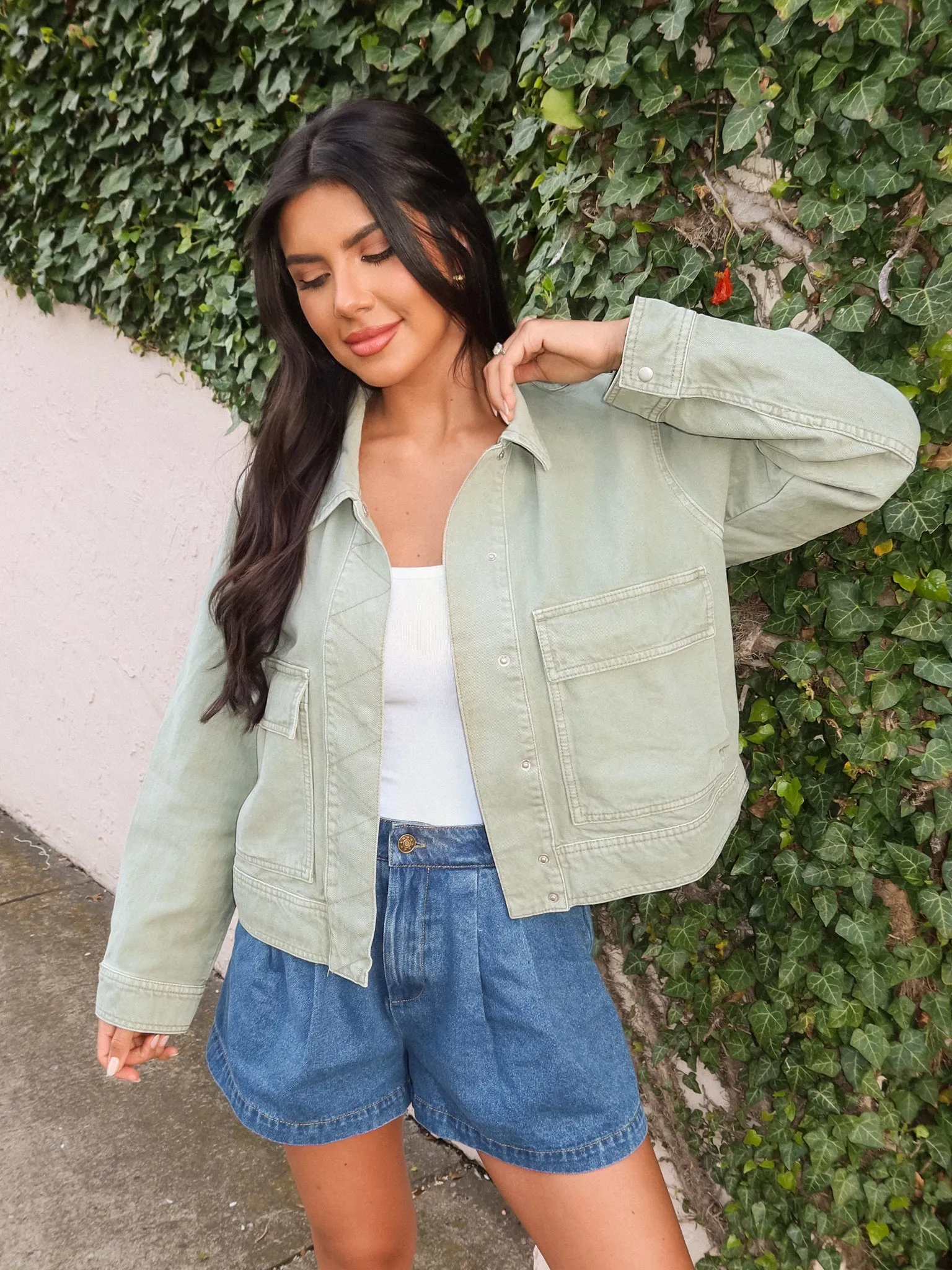 Mable Jacket in Sage