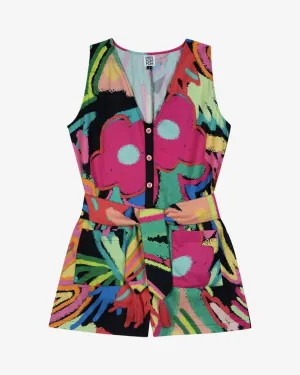 Miss Pompom Jungle Poolside Playsuit