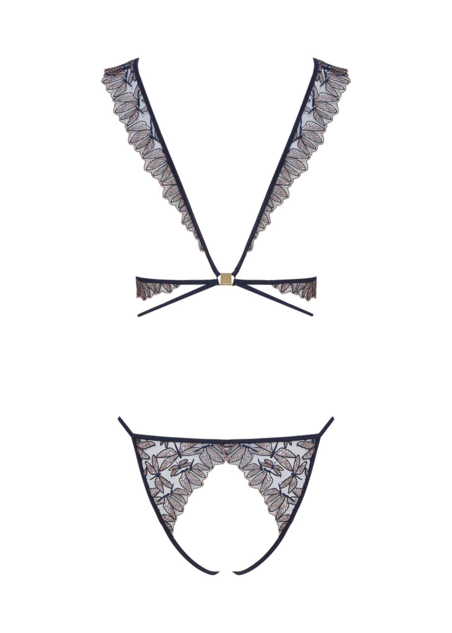 Odonata Playsuit (Midnight Blue)