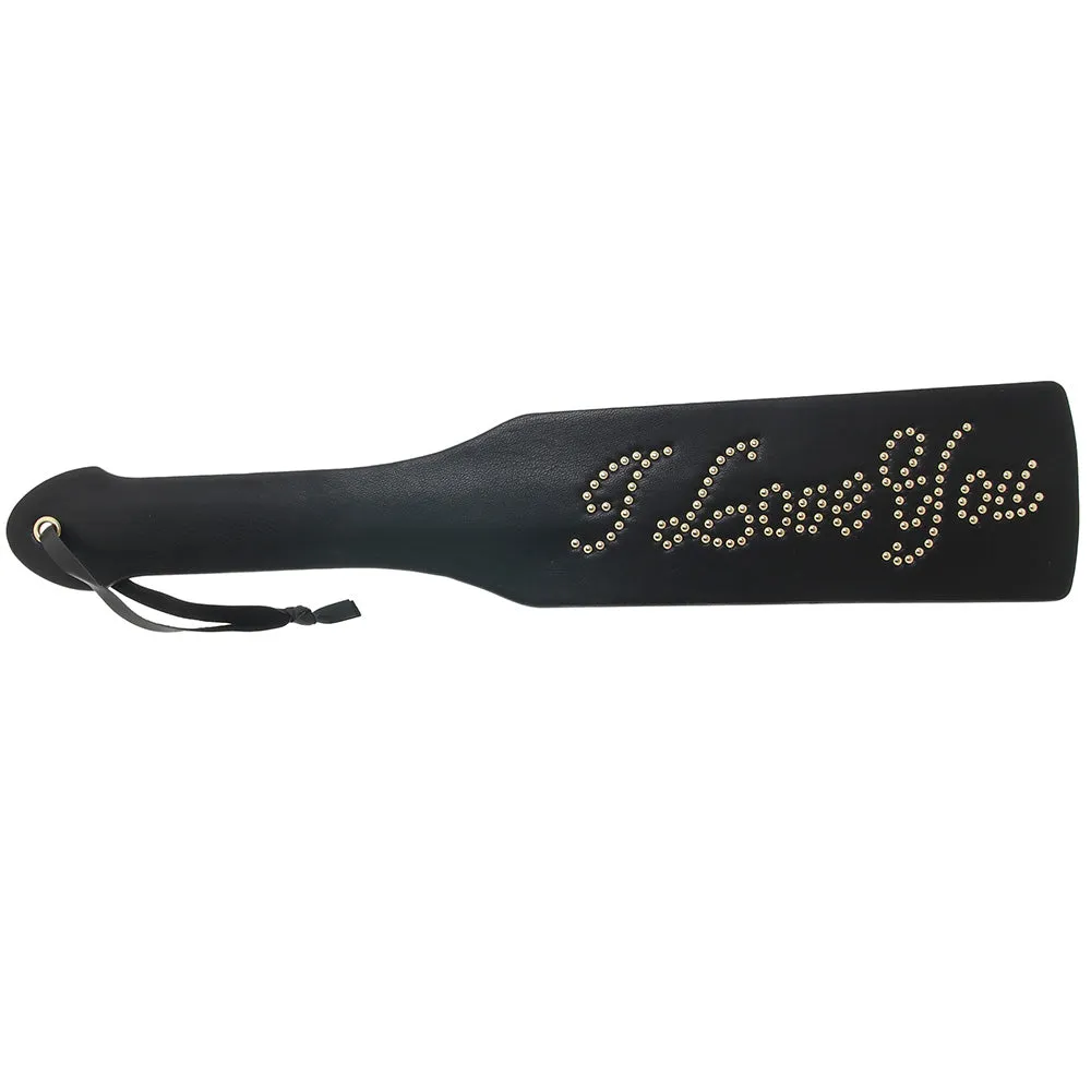 Ouch! London Collection I Love You Rivet Paddle