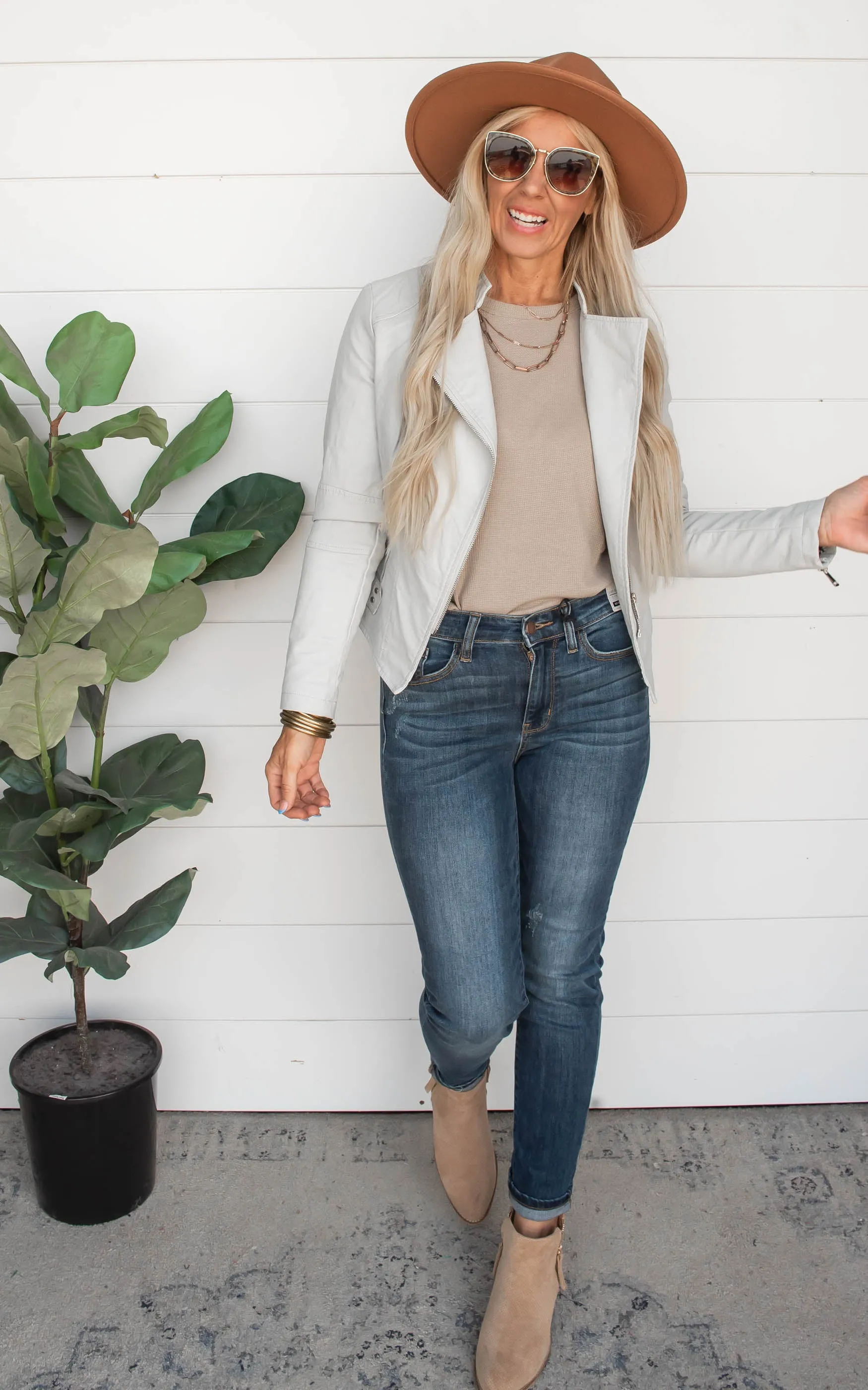 Oyster Mushroom Vegan Jacket - Final Sale