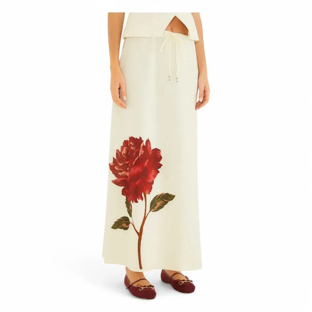 Saia Cropped Flor Rosalia