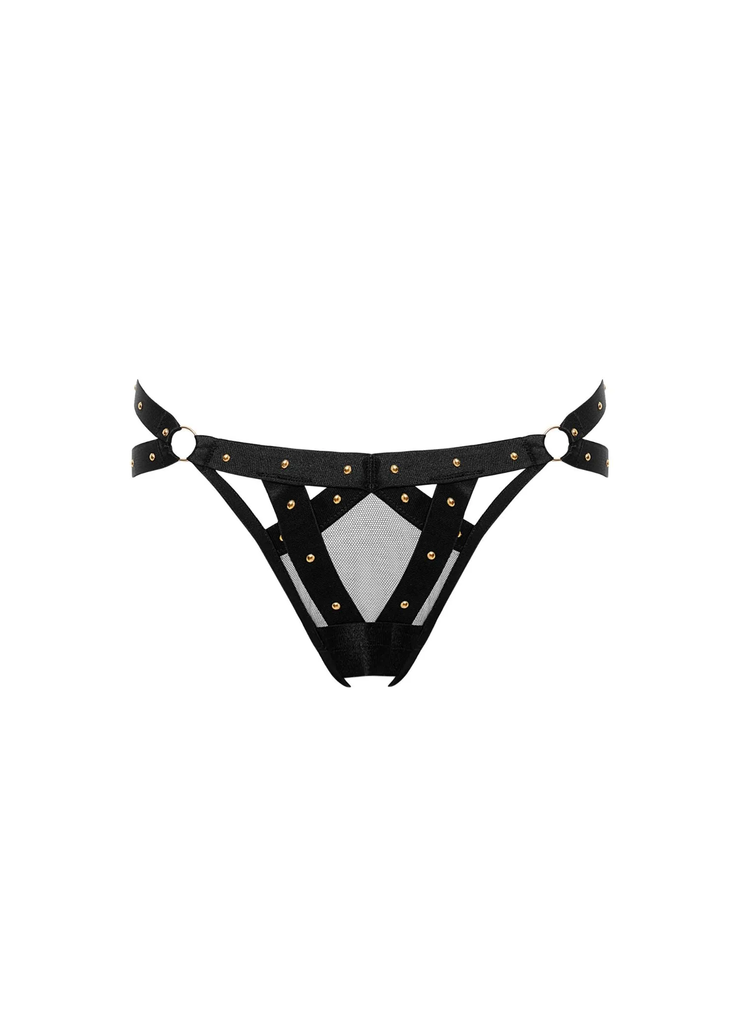 Sana Open Panty (Black)