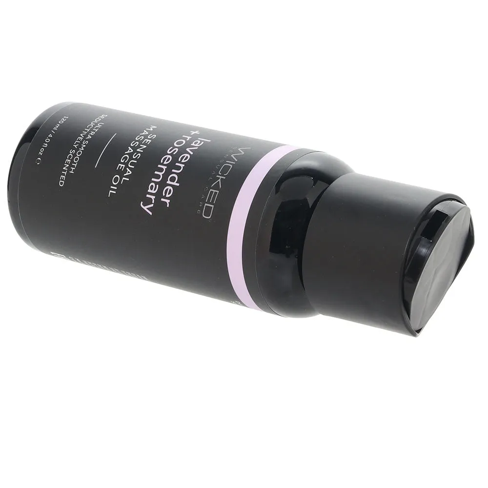 Sensual Massage Oil 4oz/120ml in Lavender & Rosemary