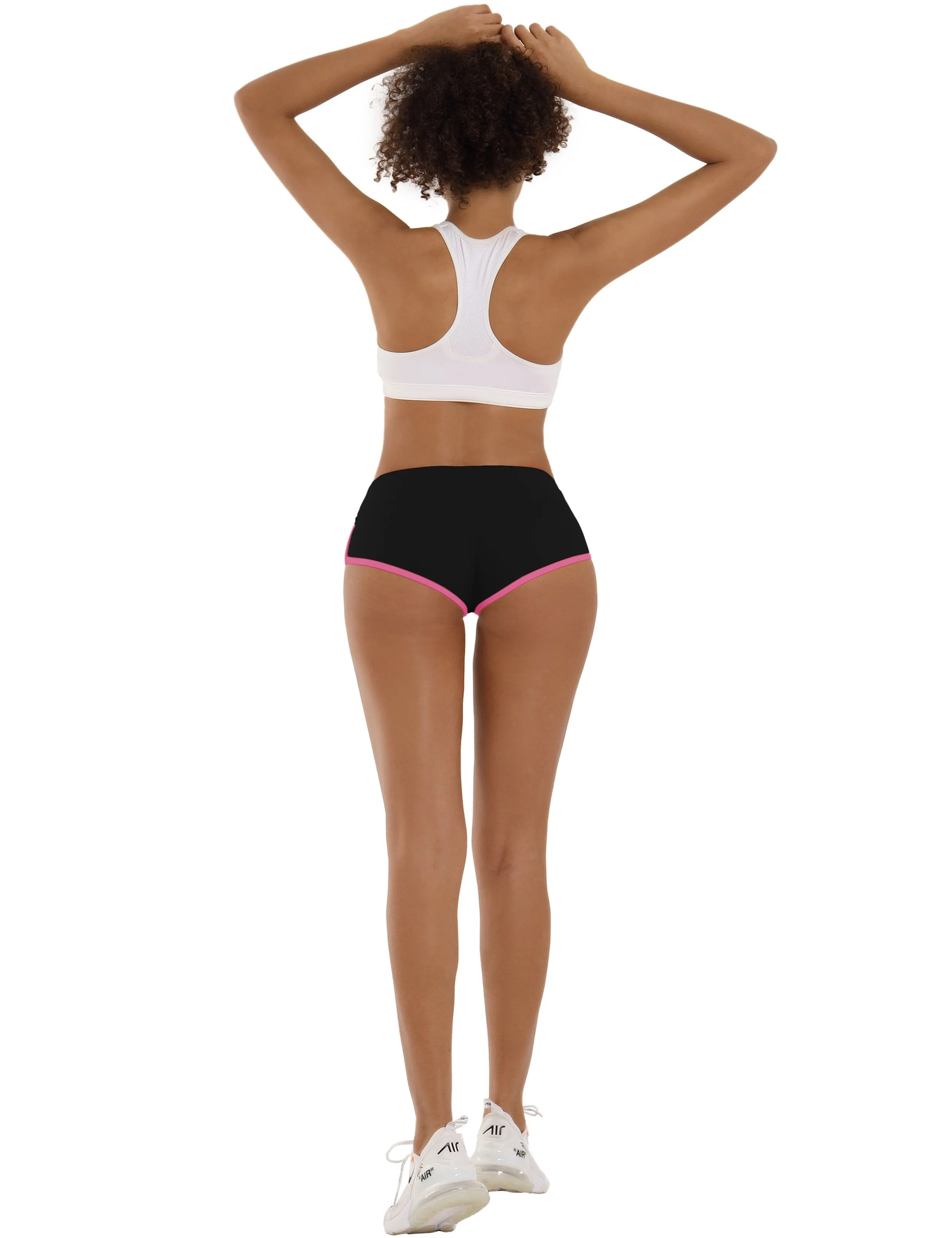 Sexy Booty Plus Size Shorts black_pink ins_Plus Size