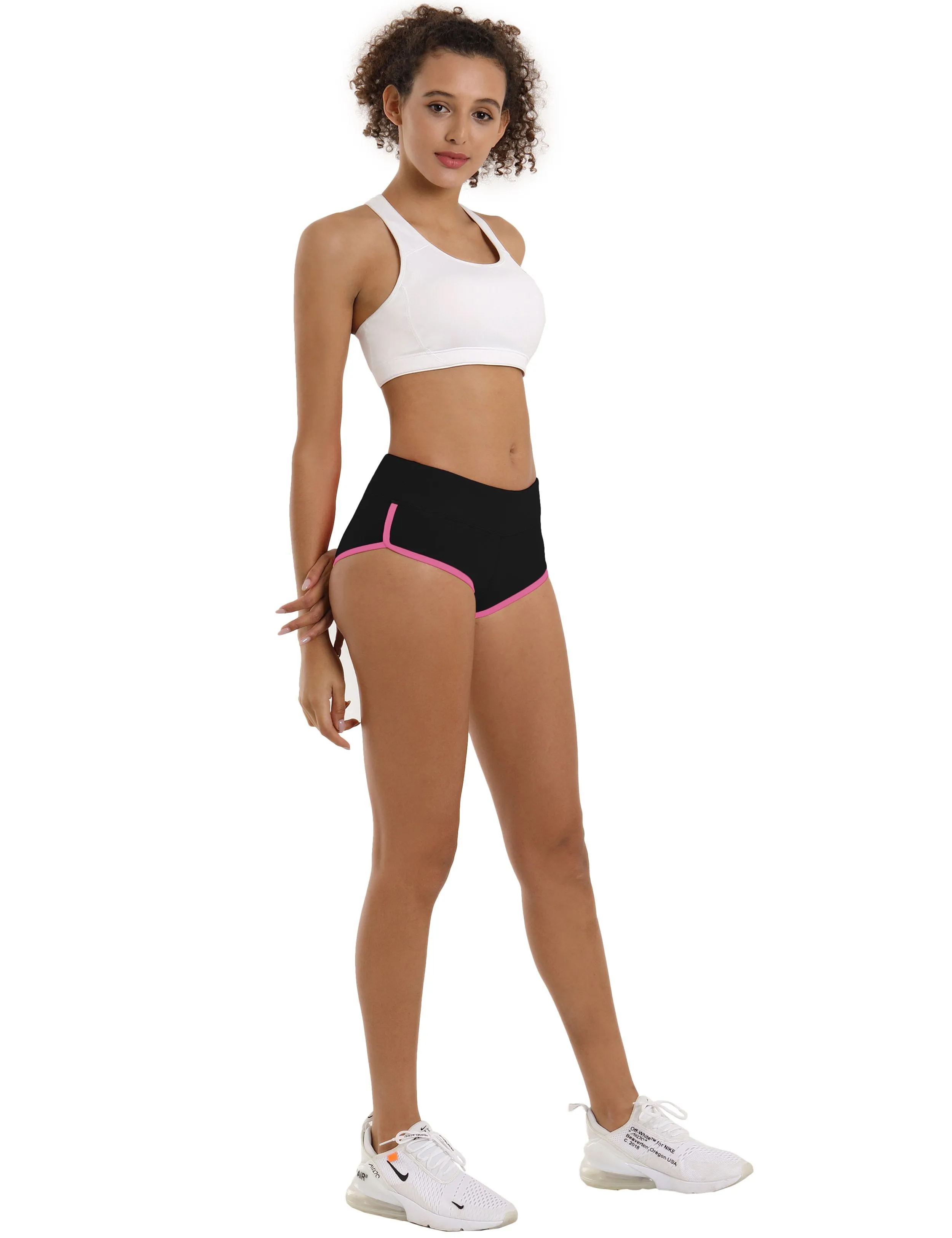 Sexy Booty Plus Size Shorts black_pink ins_Plus Size