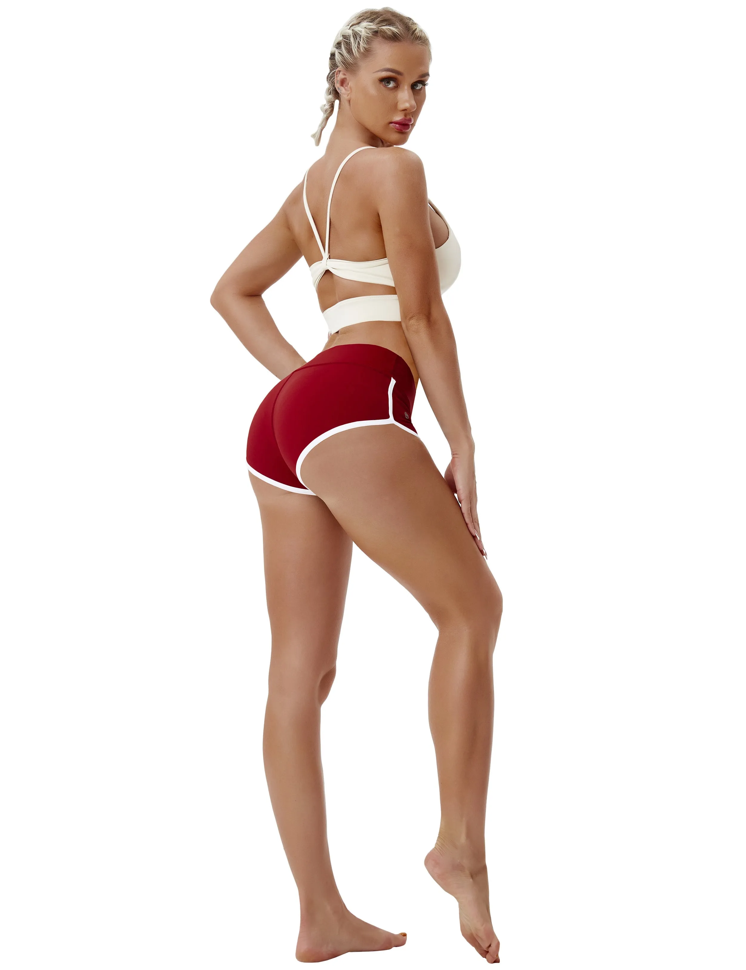 Sexy Booty Plus Size Shorts cherryred_Plus Size