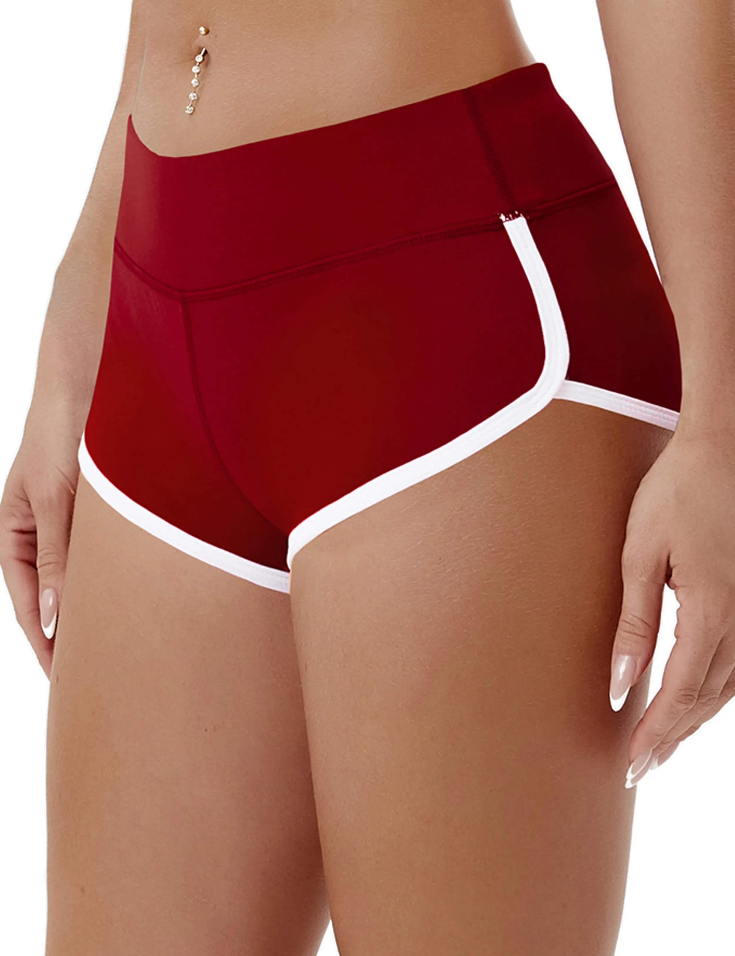 Sexy Booty Plus Size Shorts cherryred_Plus Size