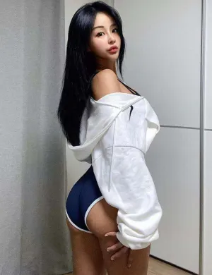 Sexy Booty Plus Size Shorts navy ins_Plus Size