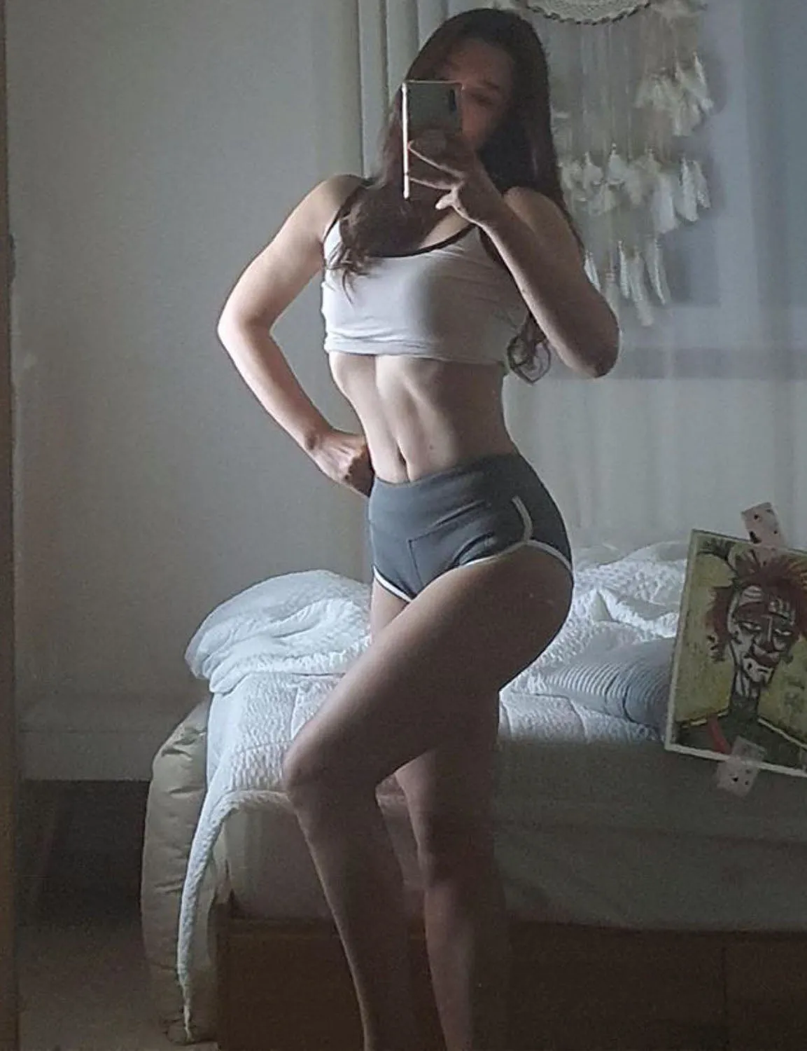 Sexy Booty Plus Size Shorts shadowcharcoal ins_Plus Size