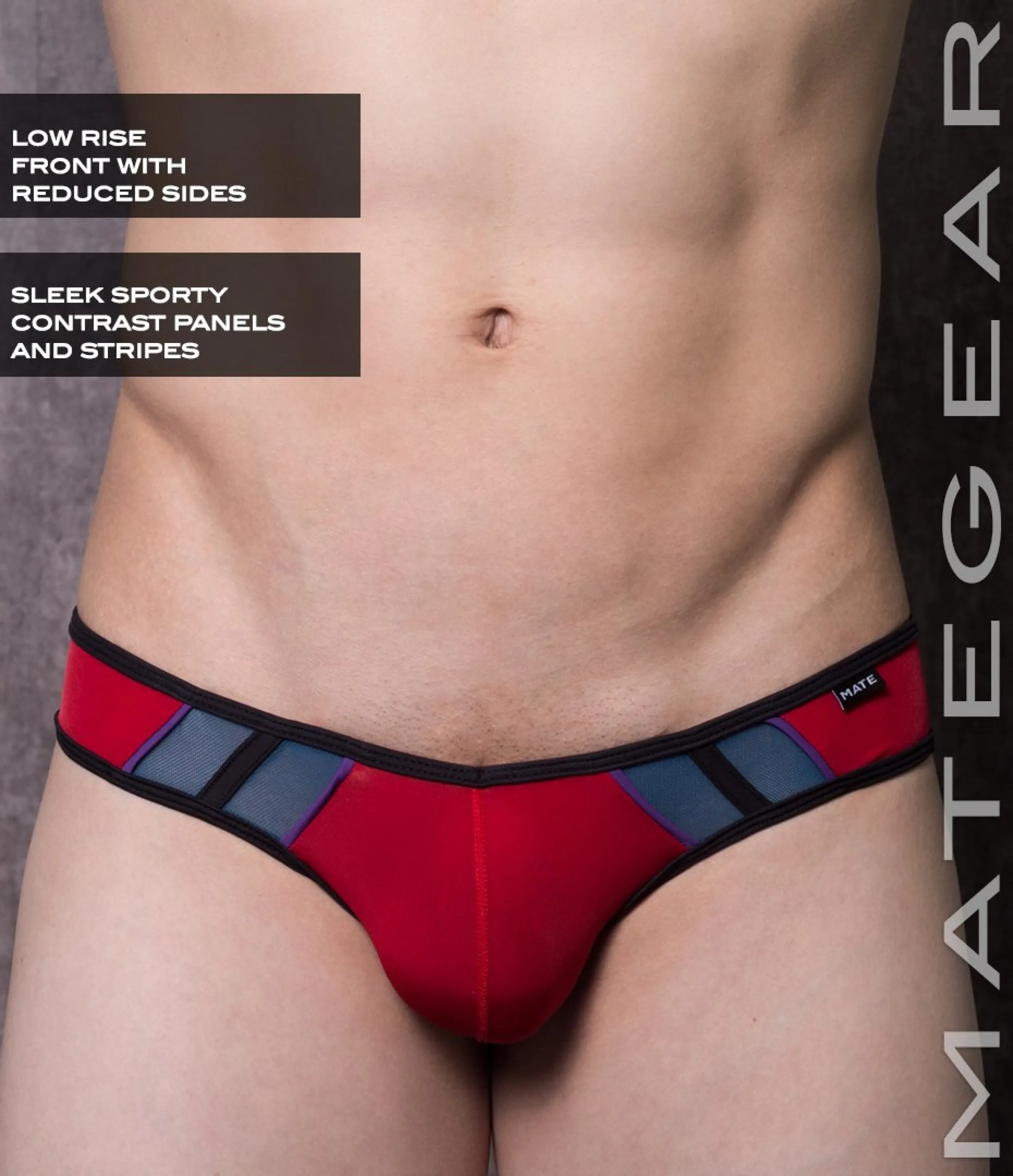 Sexy Mens Swimwear Mini Swim Squarecut - Go Mi (Reduced Sides)