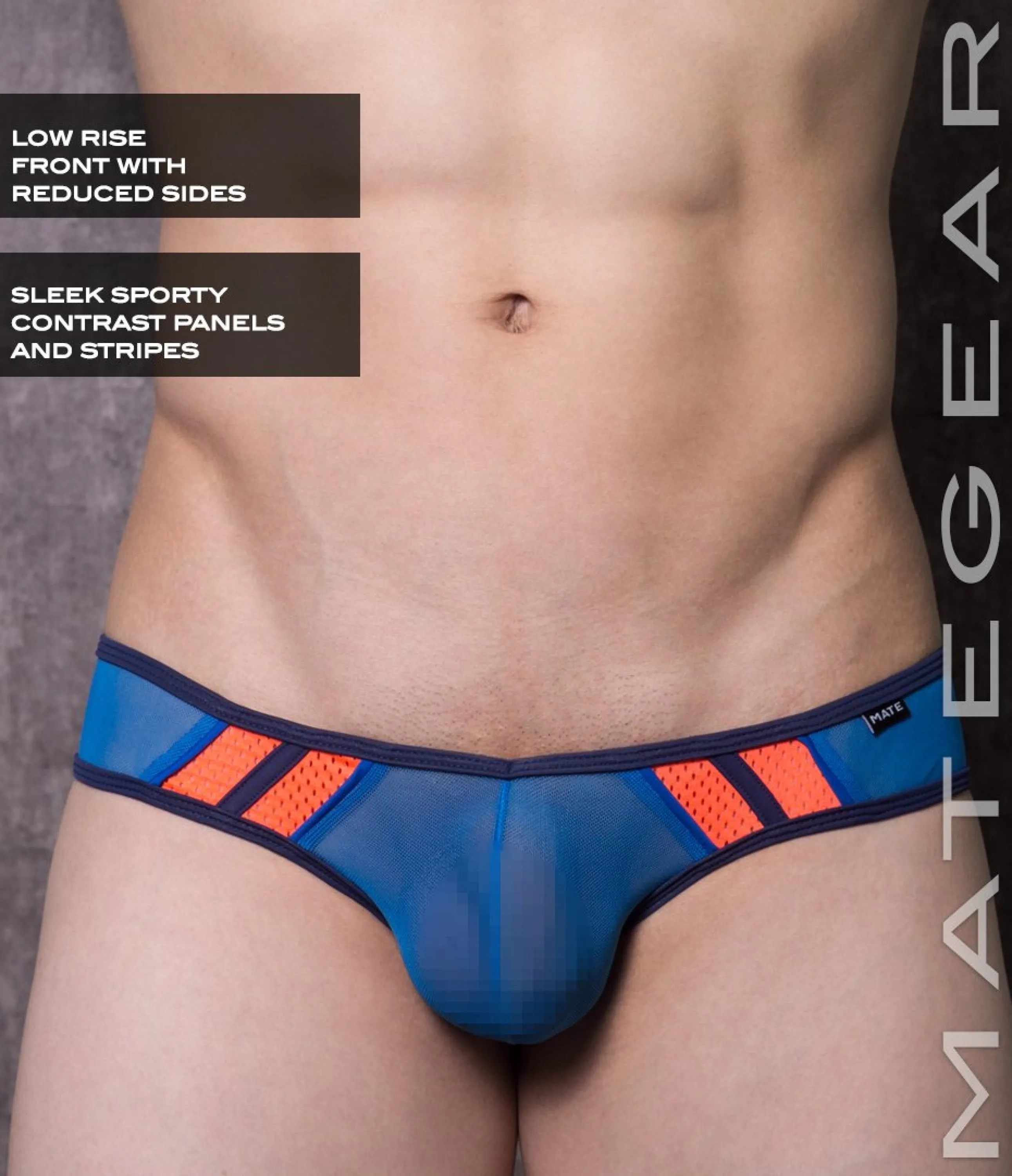 Sexy Mens Swimwear Mini Swim Squarecut - Go Mi (Reduced Sides)