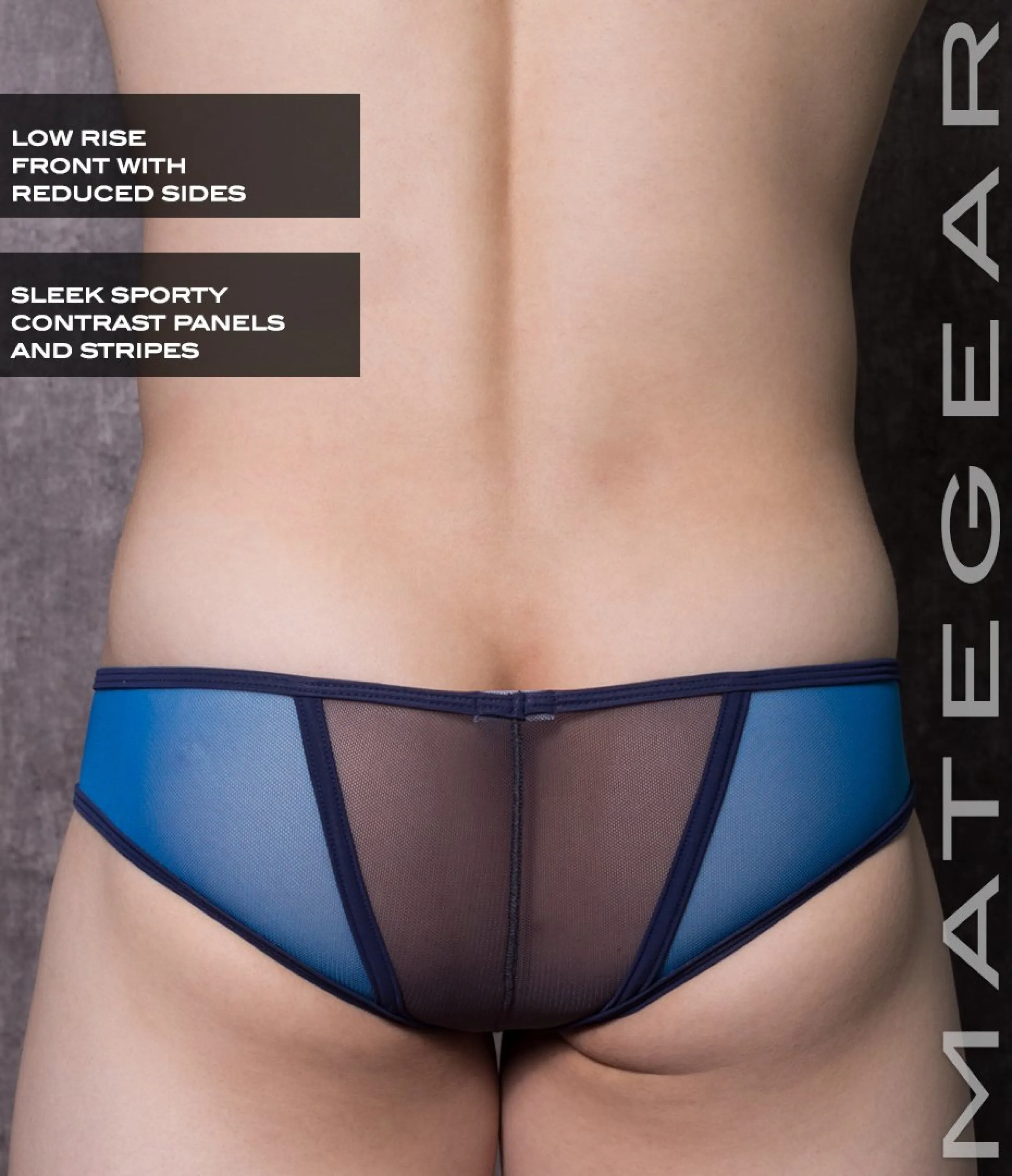 Sexy Mens Swimwear Mini Swim Squarecut - Go Mi (Reduced Sides)