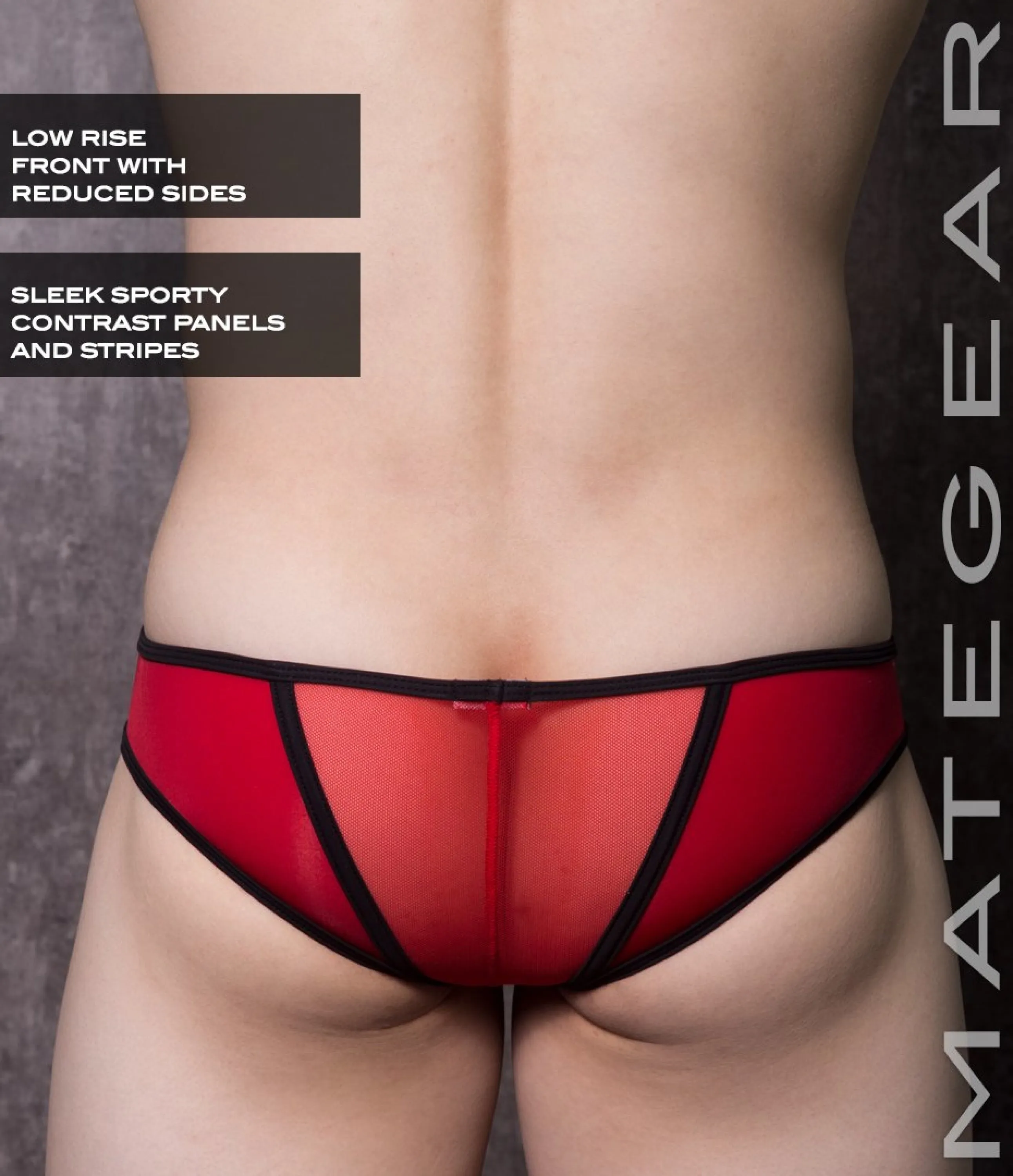 Sexy Mens Swimwear Mini Swim Squarecut - Go Mi (Reduced Sides)