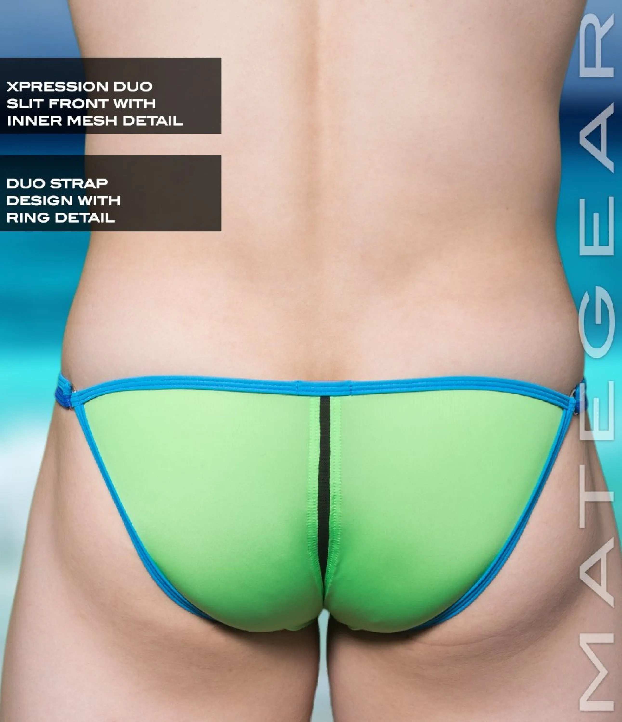 Sexy Men's Swimwear Xpression Mini Swim Bikini - Hu Hyo (Double Slit Front)